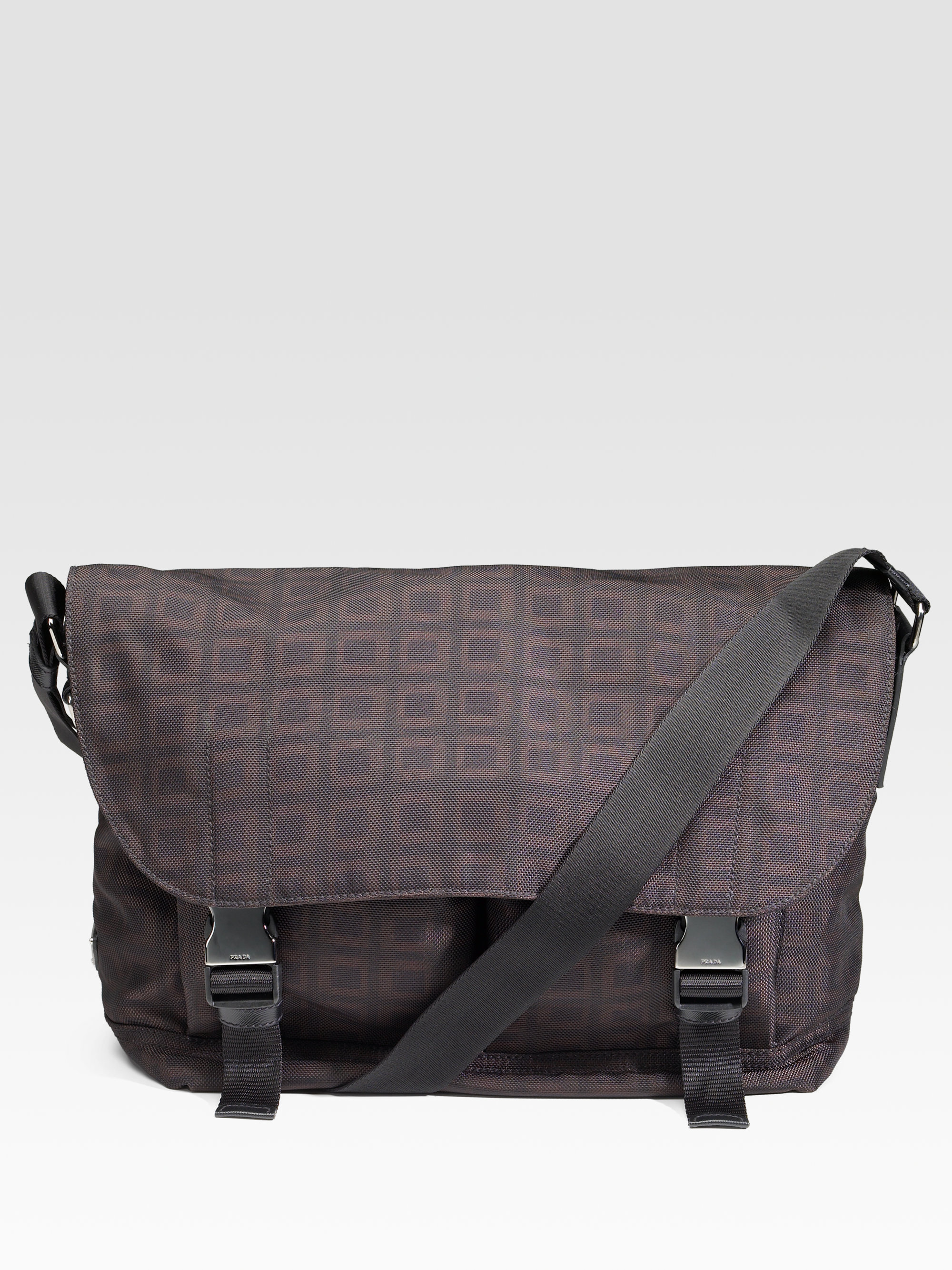 Prada Runway Messenger Bag in Blue for Men Lyst