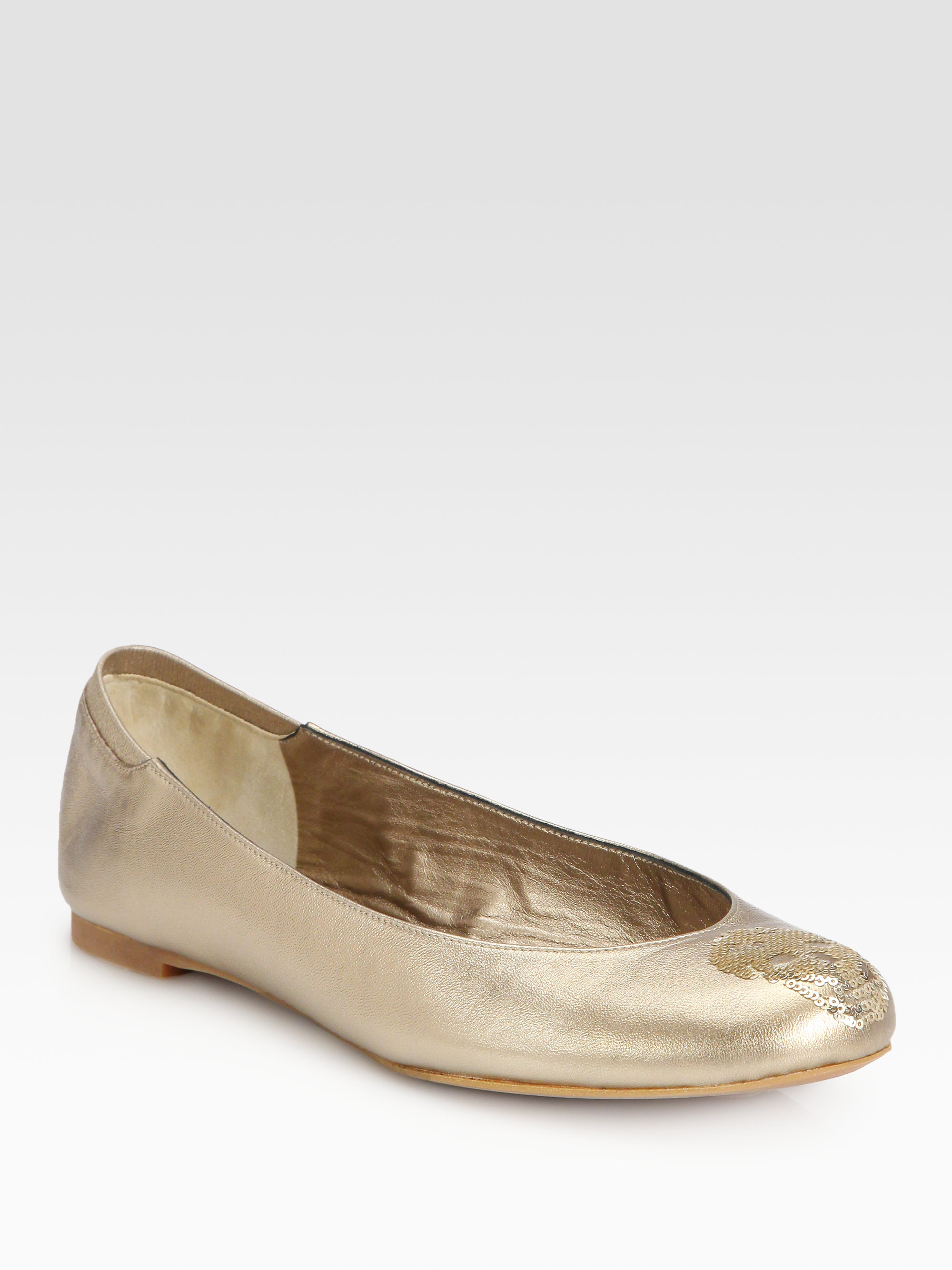 alexander mcqueen flats with skull