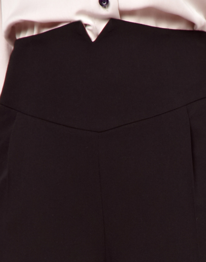 high waisted evening trousers