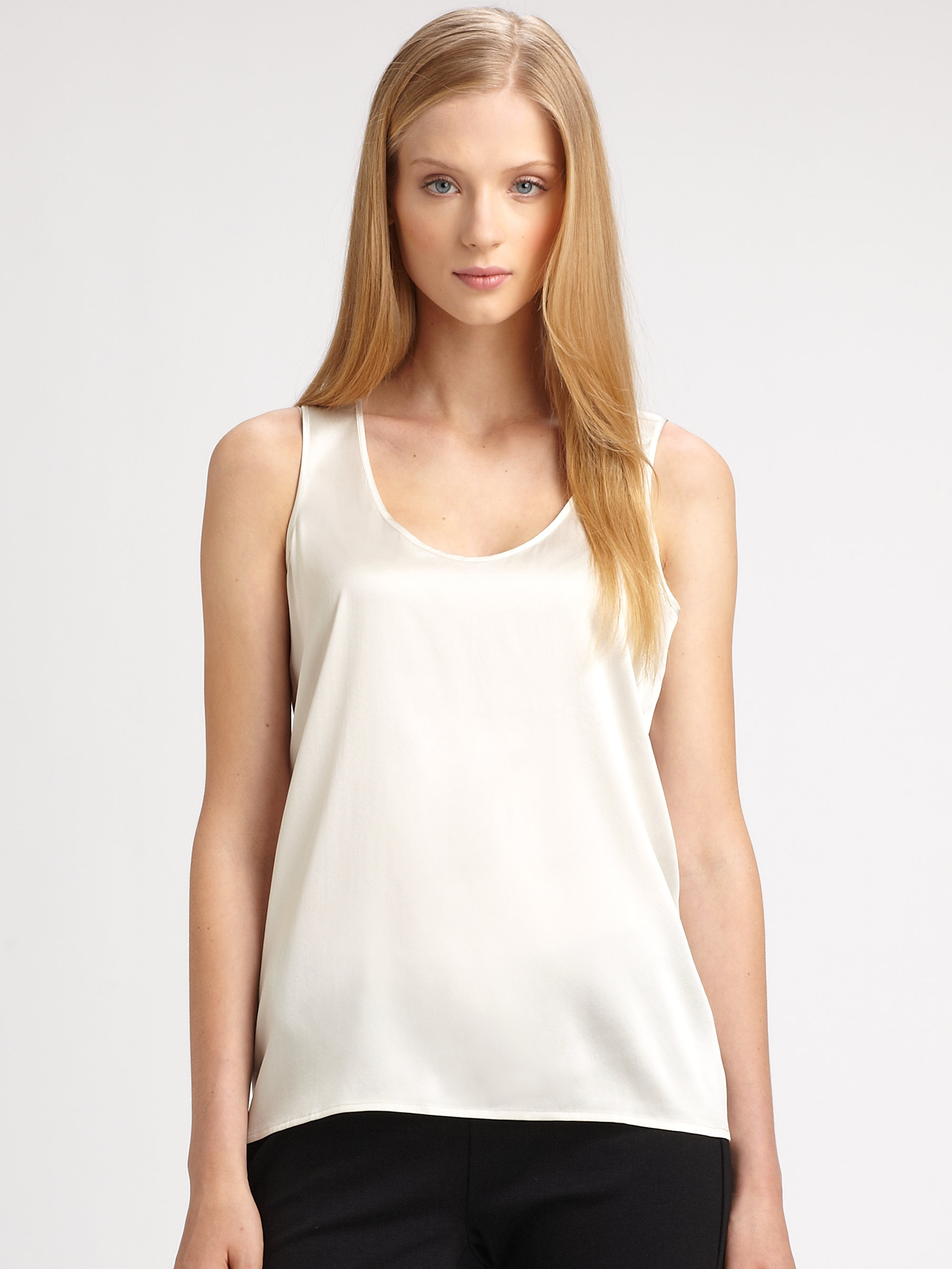 Eileen fisher stretch silk camisole sale
