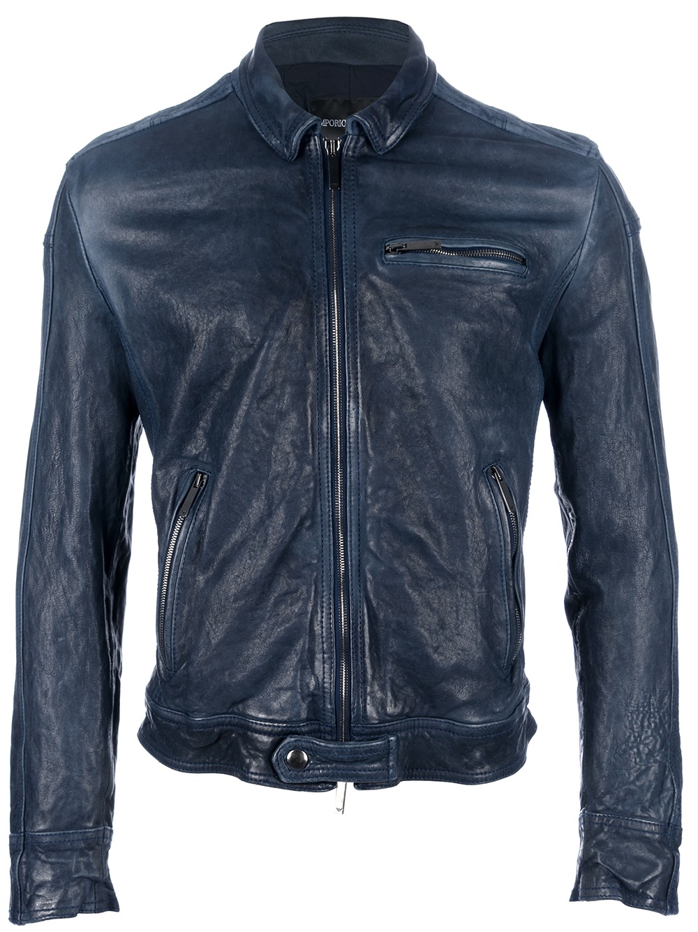 LEATHER JACKET EMPORIO leather jacket emporio: