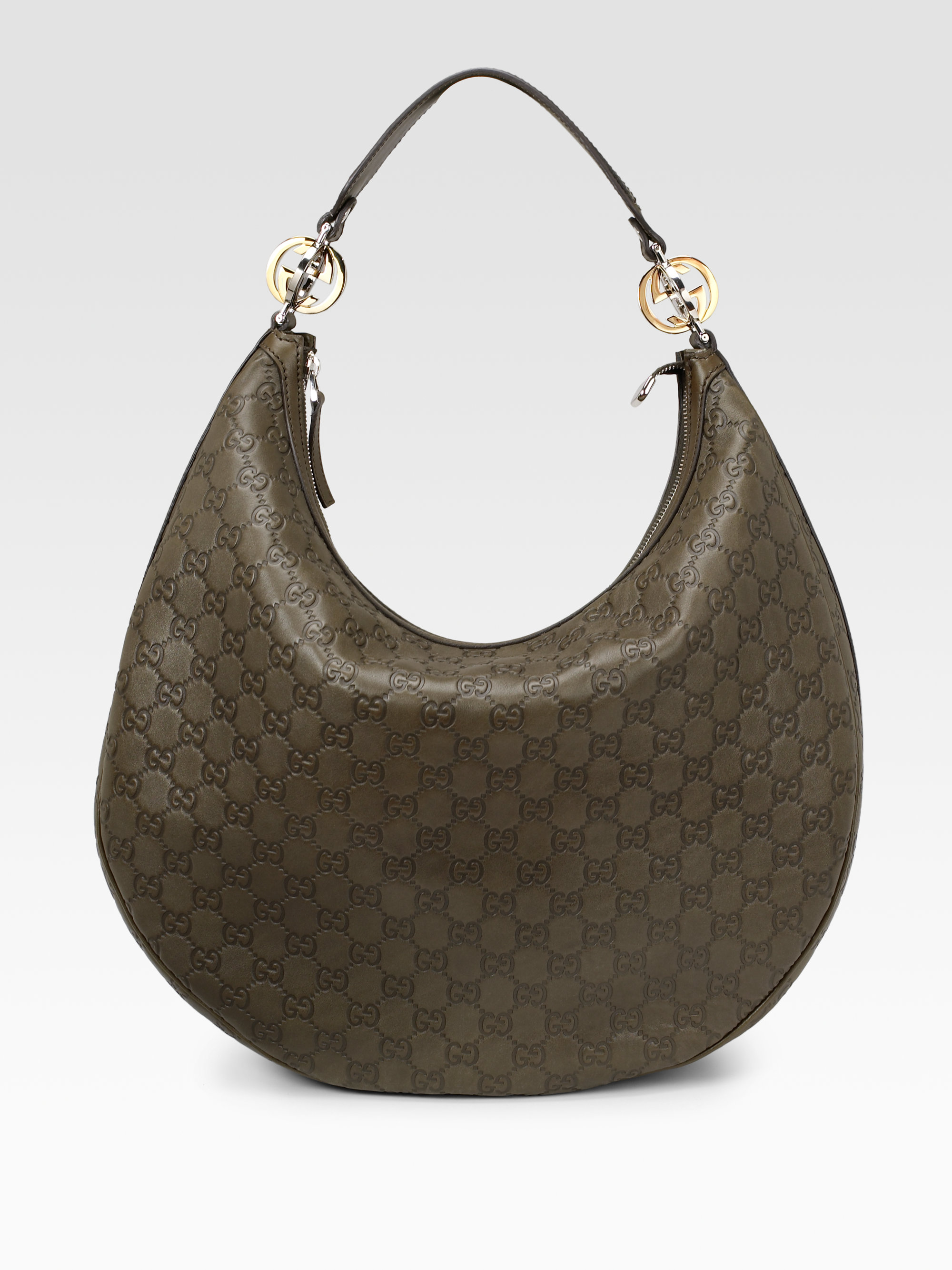 Gucci Gg Twins Large Hobo in Military (Green) - Lyst