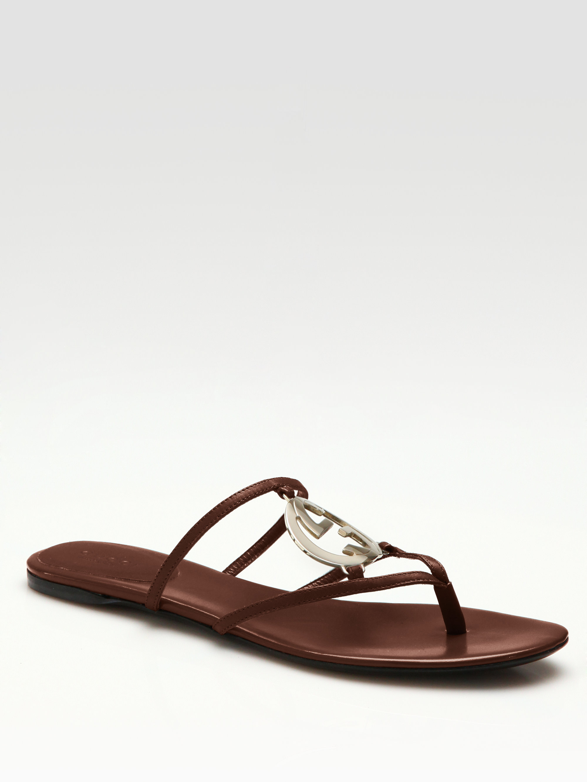 gucci flat sandals
