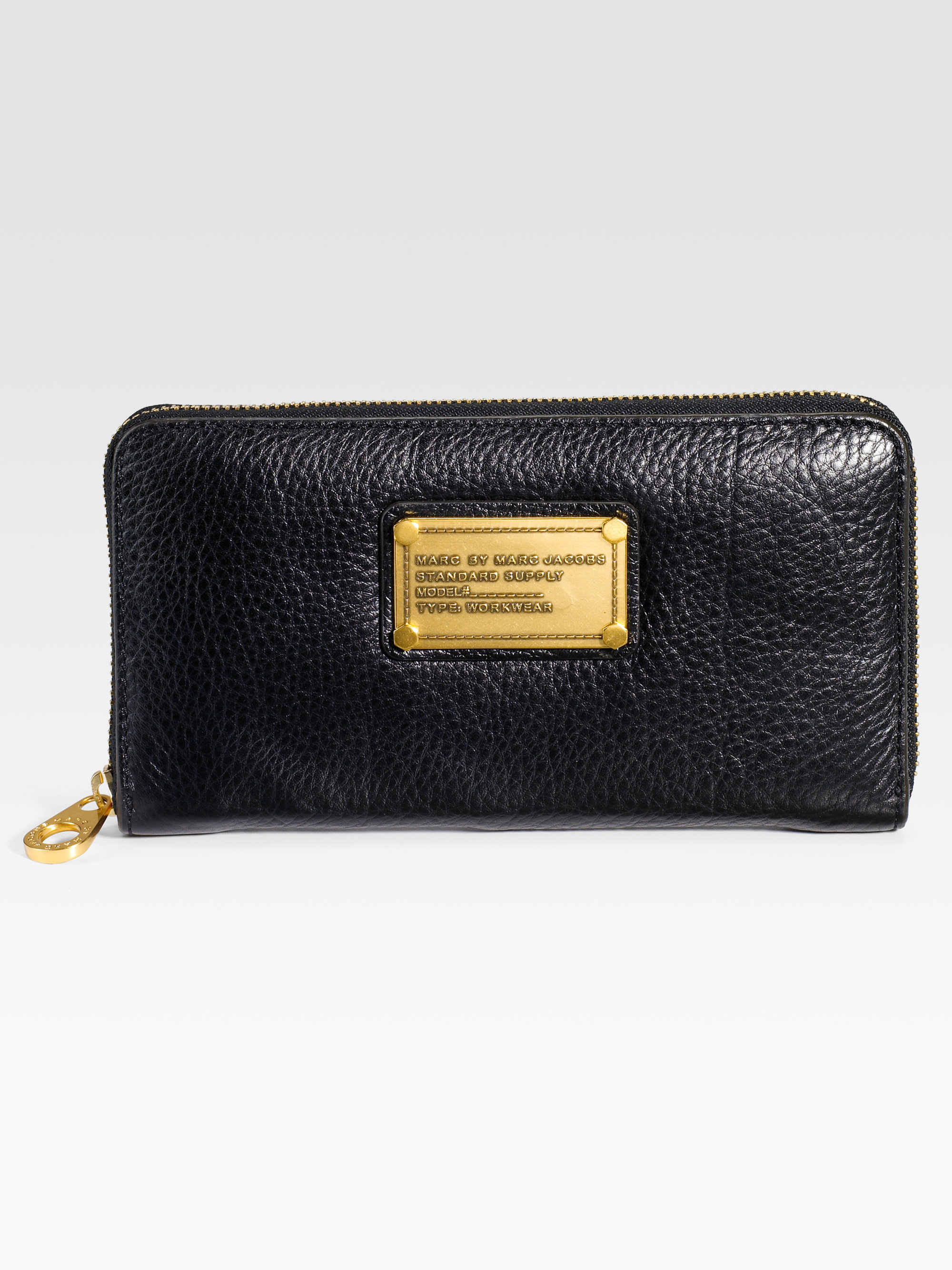 Marc By Marc Jacobs Classic Zip-around Wallet Black Lyst