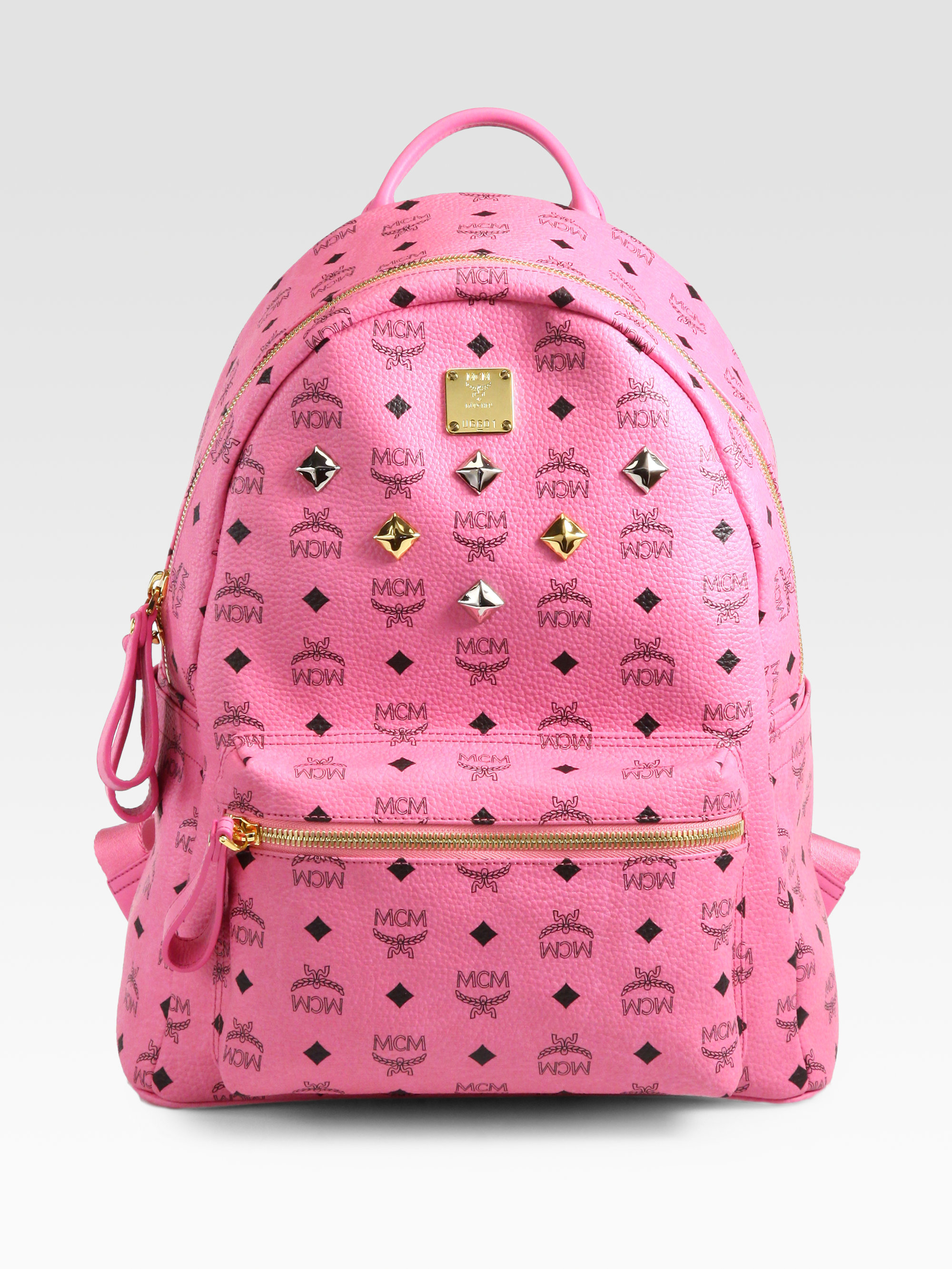 pink knapsack