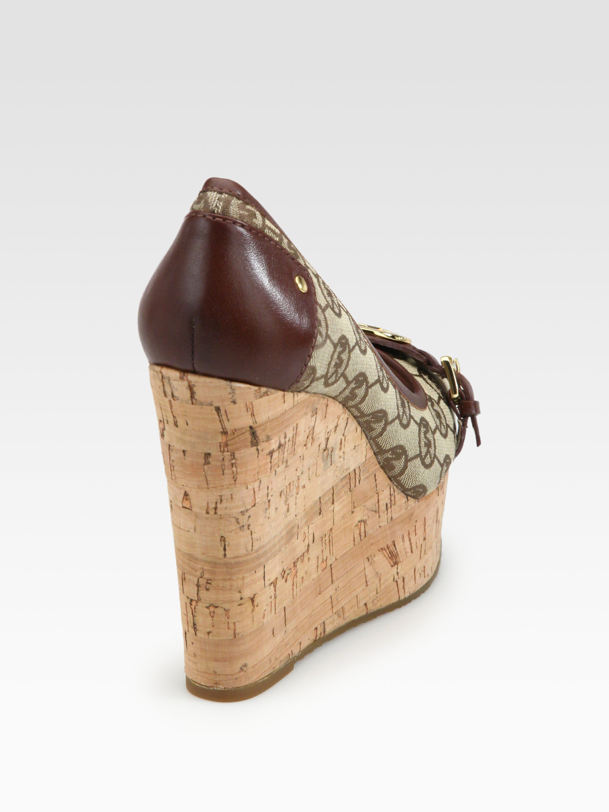 michael kors cork wedges