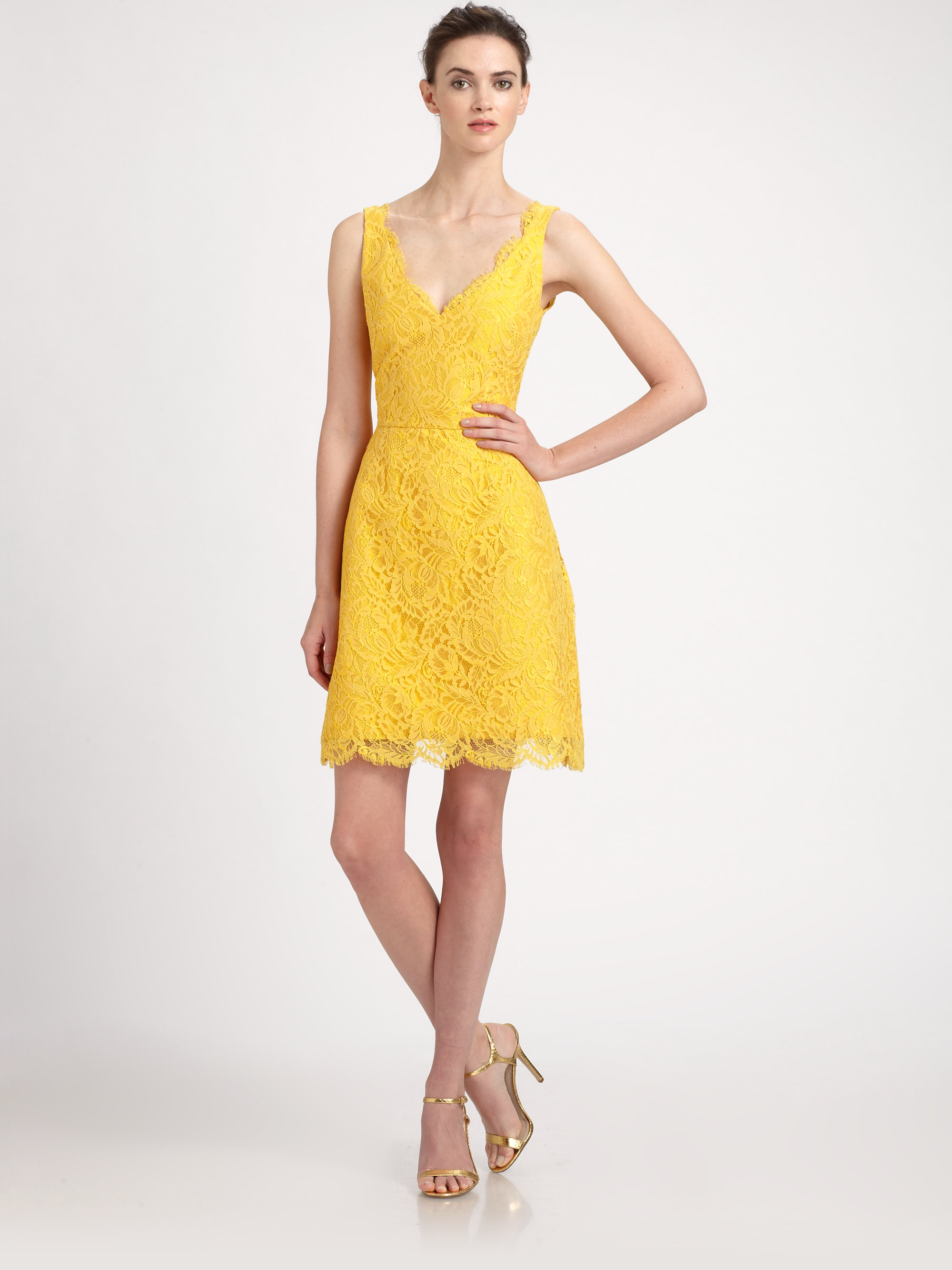 monique lhuillier yellow dress