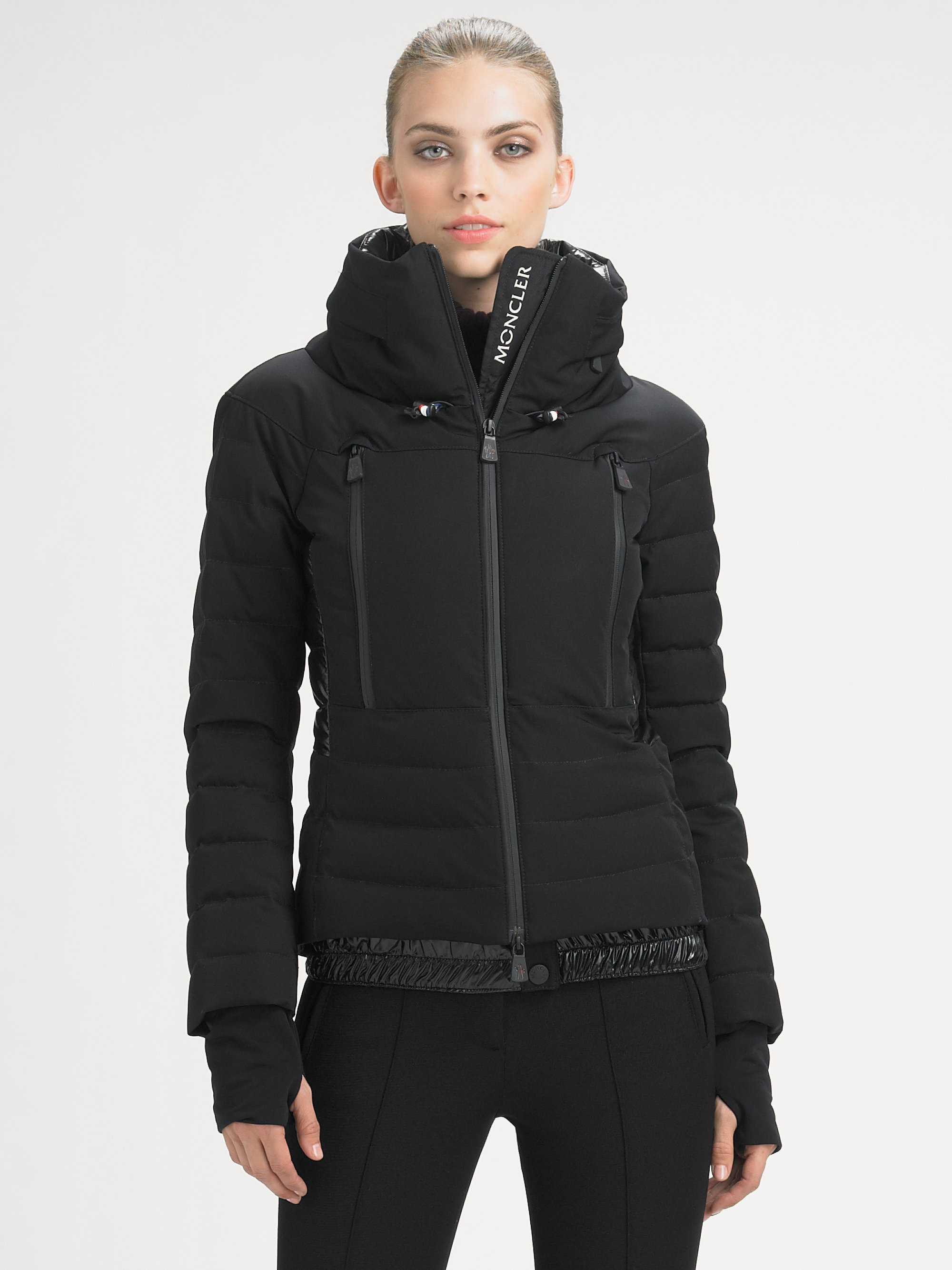 moncler quilted puffer jacket