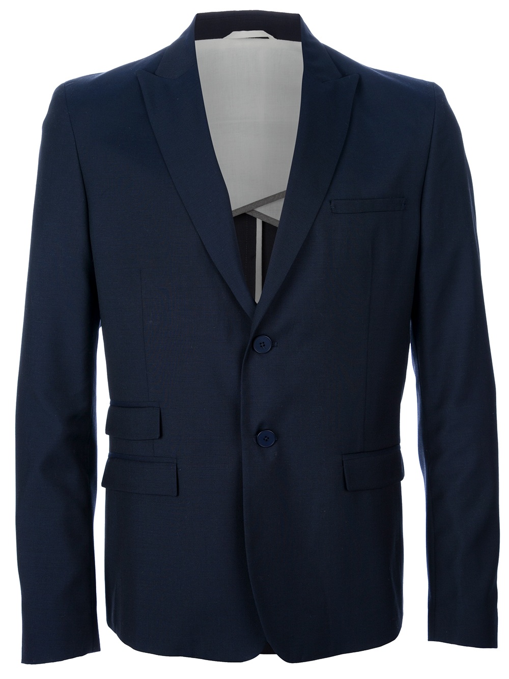 Paolo Pecora Pocket Square Blazer in Blue for Men (navy) | Lyst