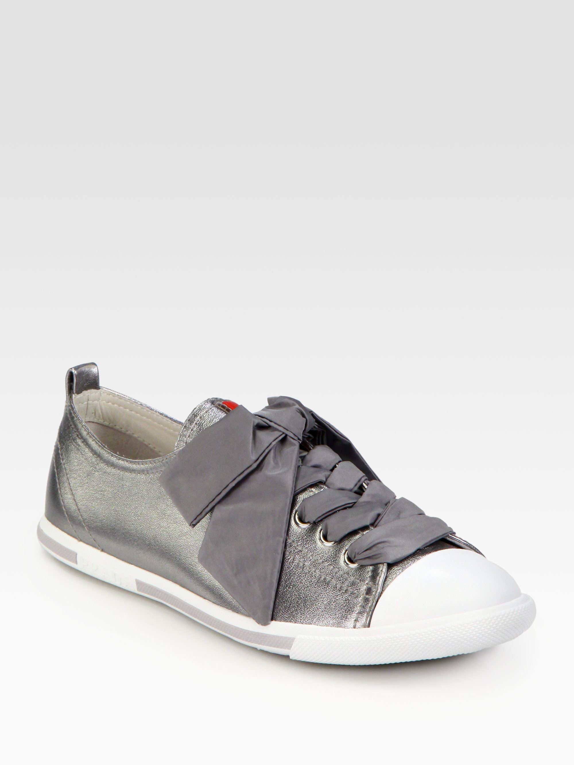 prada sneakers shiny