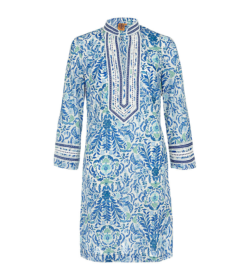 Tory Burch Tory Tunic Dress in Floral | Lyst