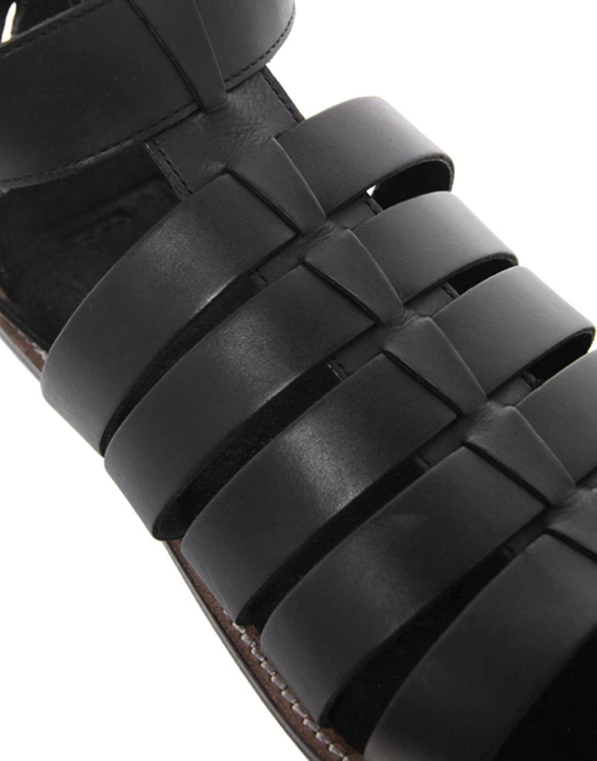 asos black gladiator sandals