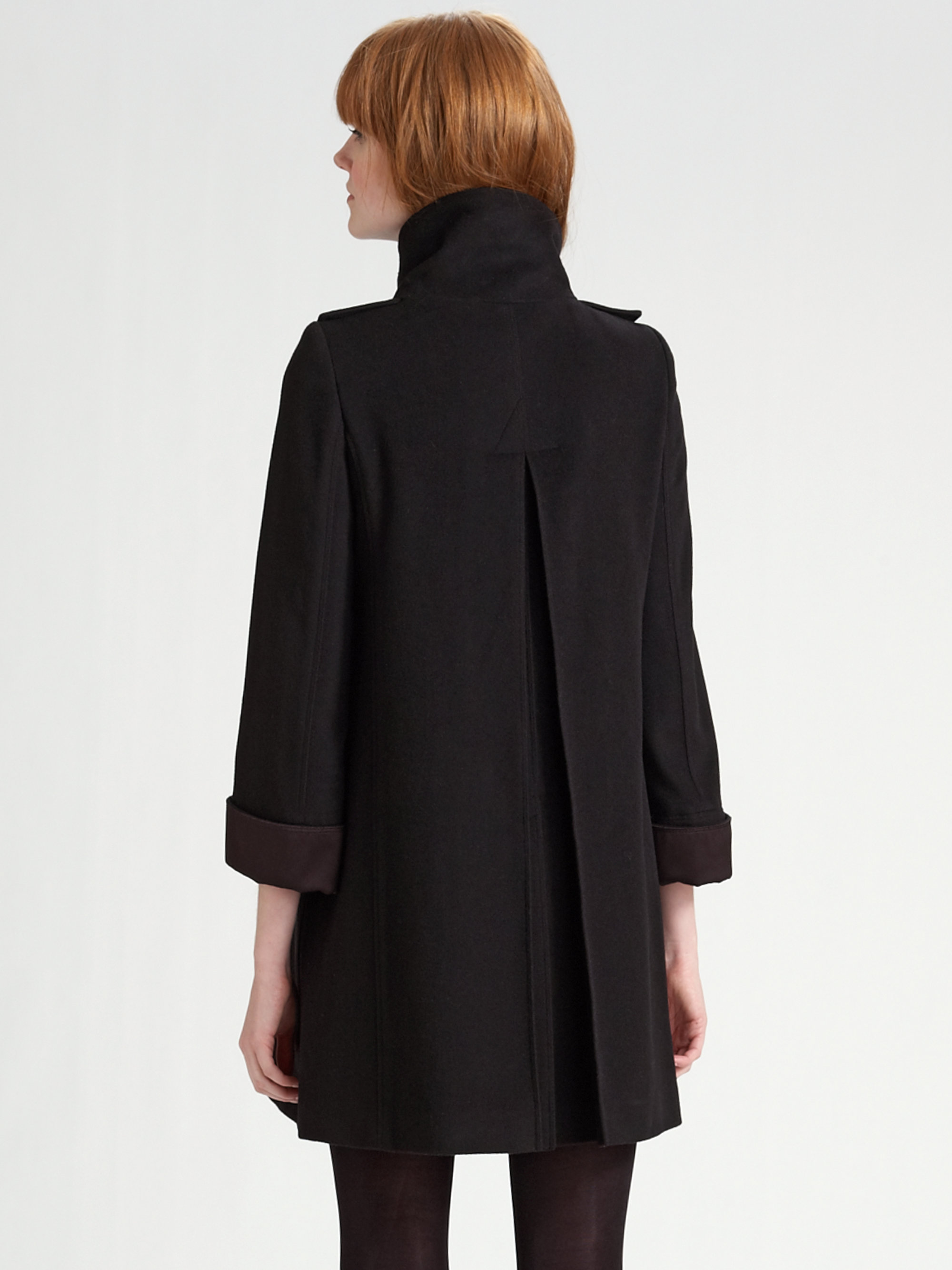 burberry swing coat