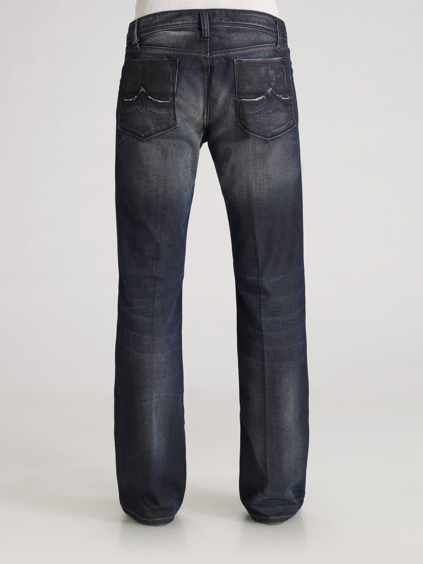 DIESEL Zaf Bootcut Jeans in Blue for Men | Lyst