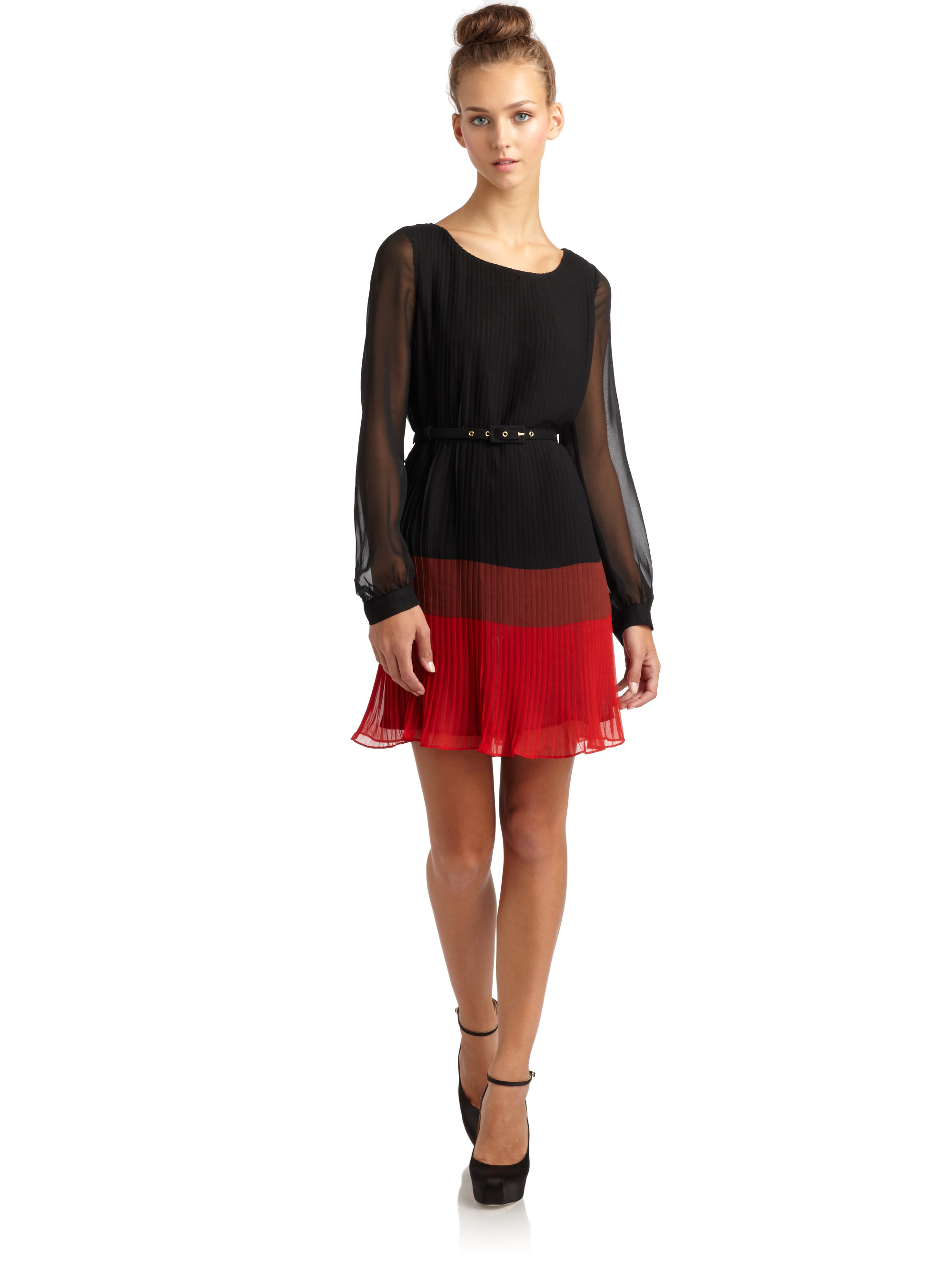 French connection pleated dress Clearance