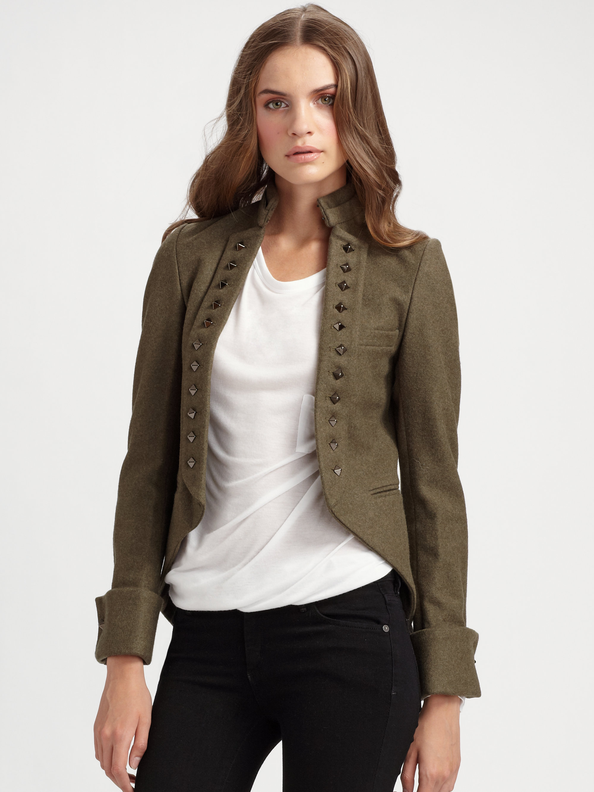Lyst - Gryphon Band Jacket in Green