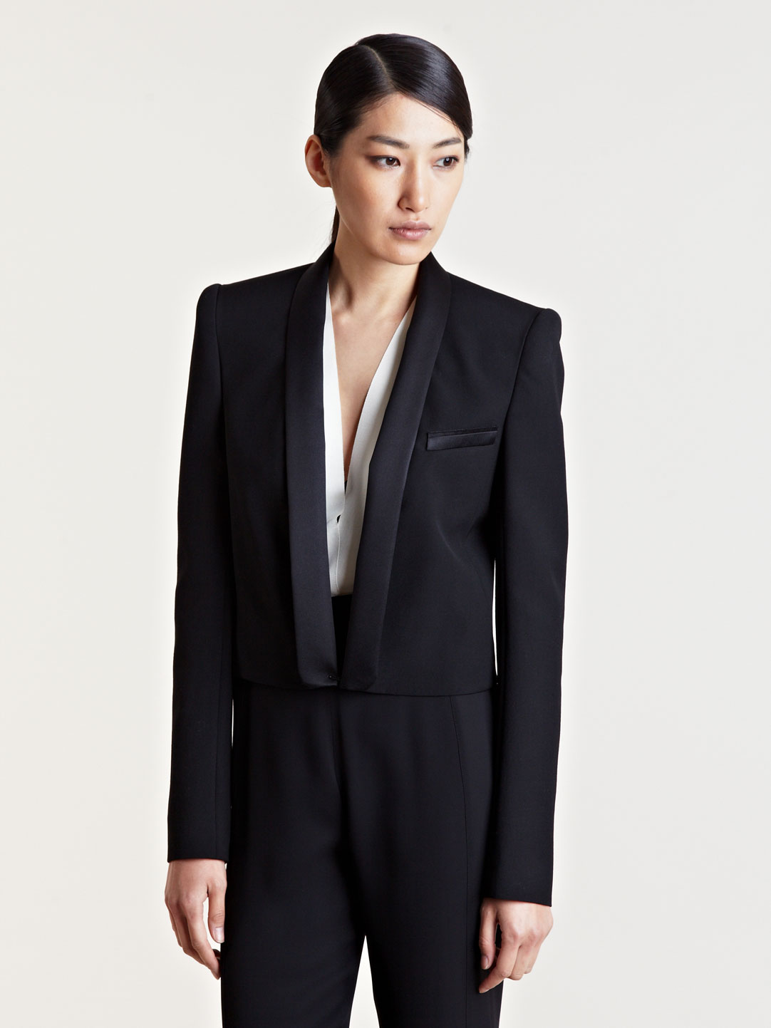Lyst Lanvin Womens Shawl Lapel Blazer in Black