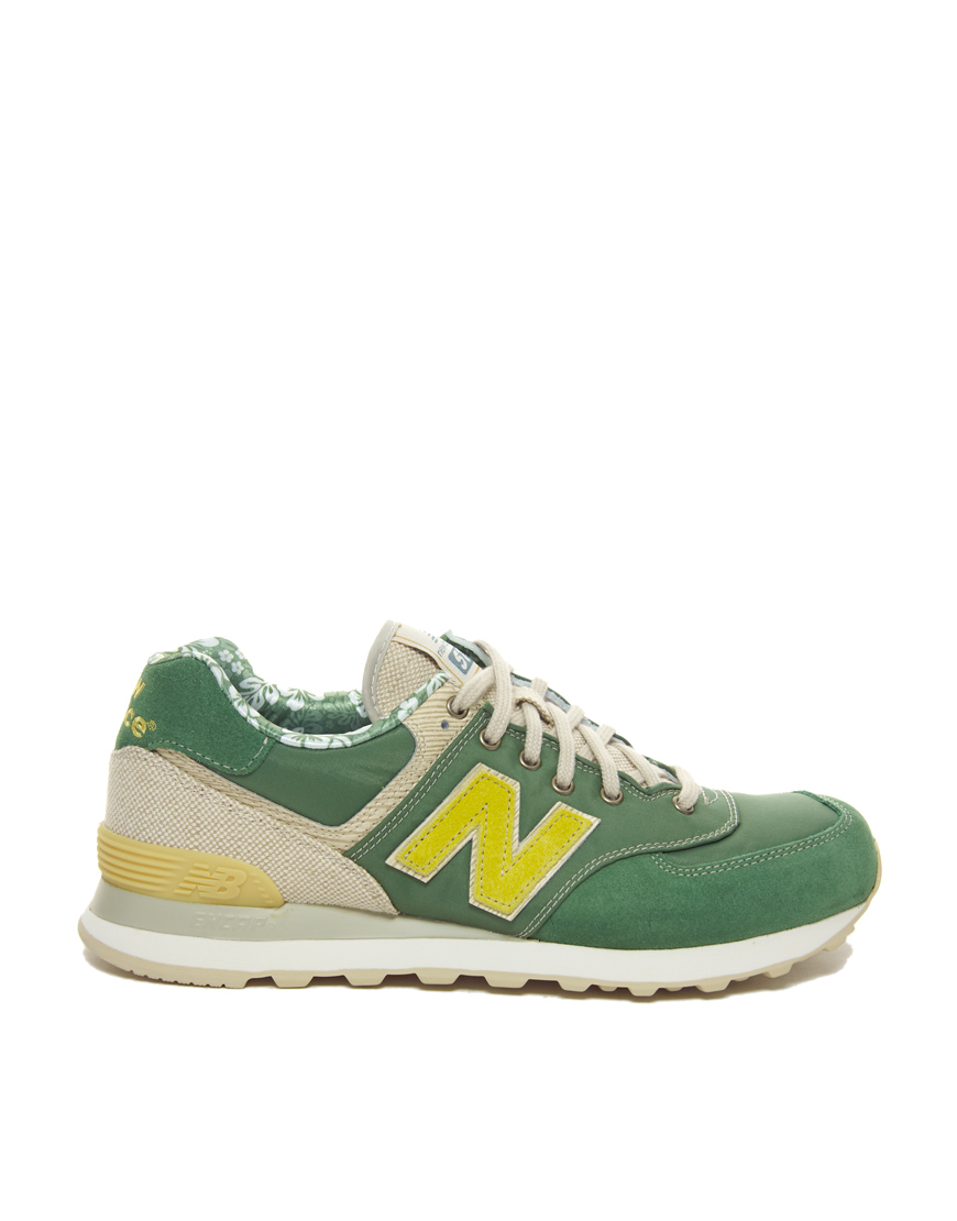 new balance all coasts 574 green
