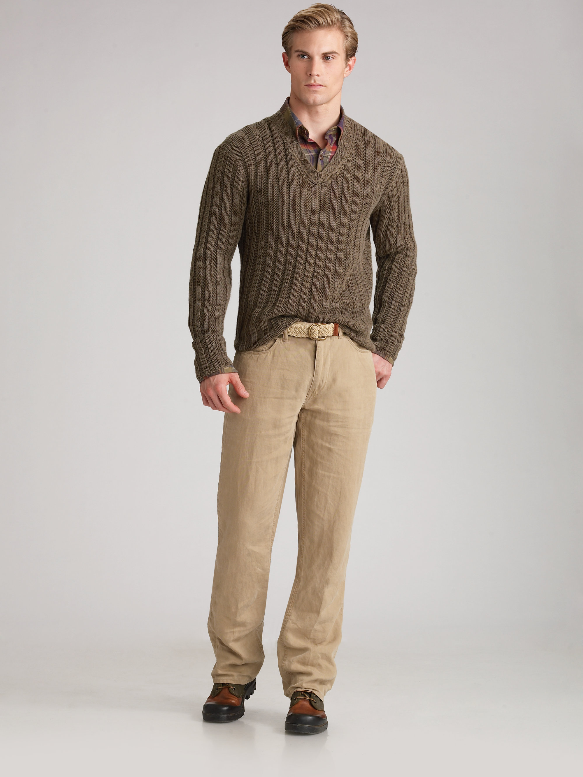 Discover more than 63 ralph lauren linen trousers - in.cdgdbentre