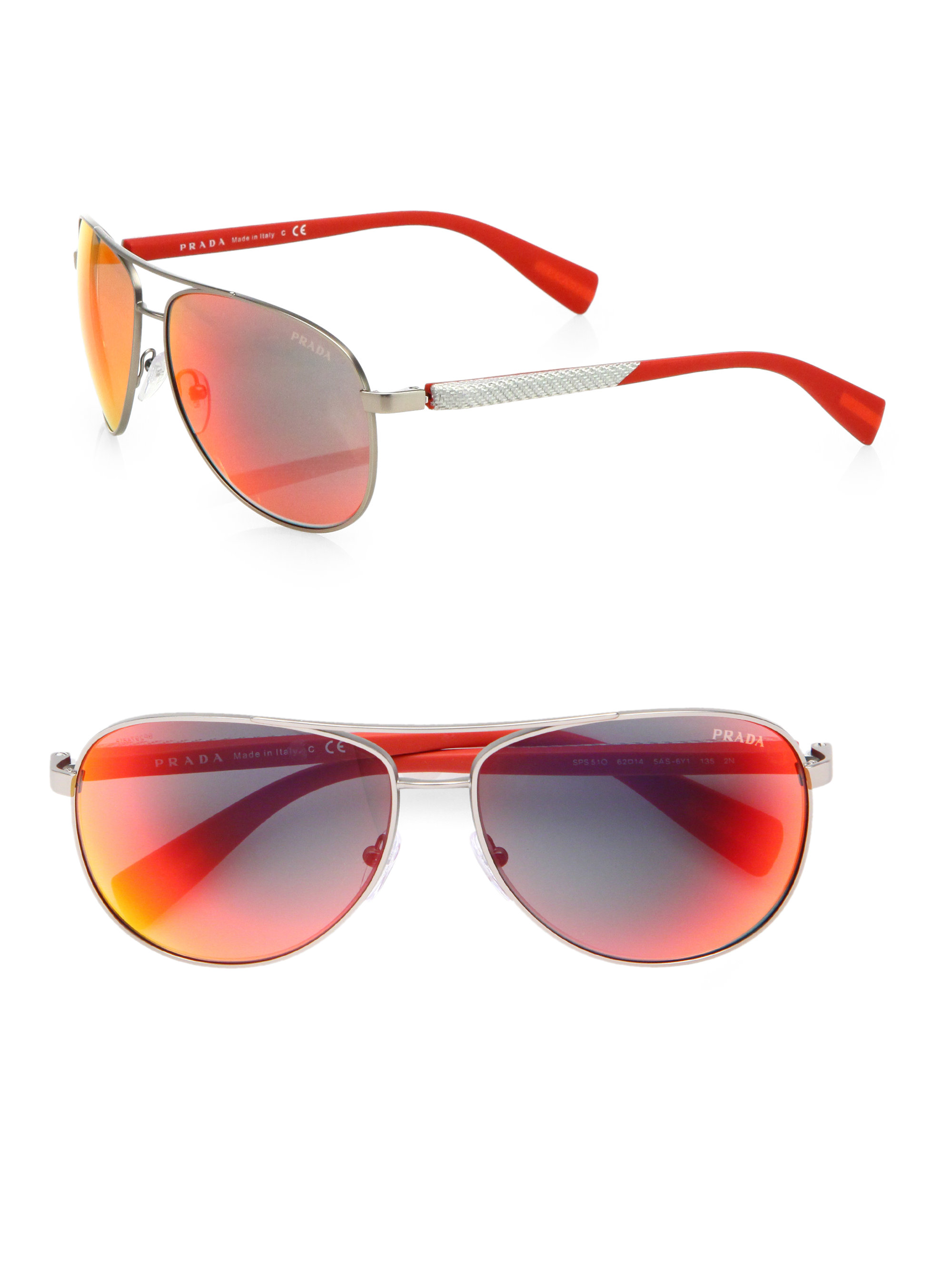 red prada sunglasses