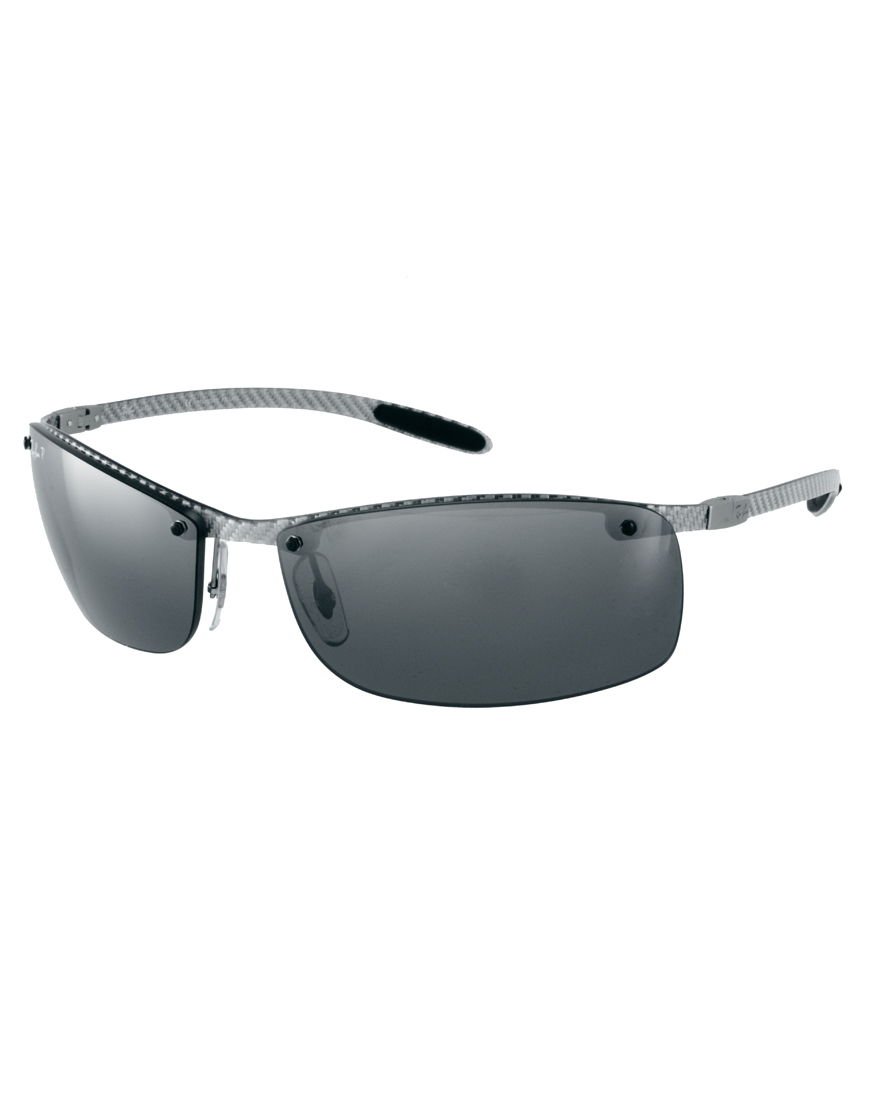 Ray-Ban Rimless Sunglasses in Gray for Men | Lyst