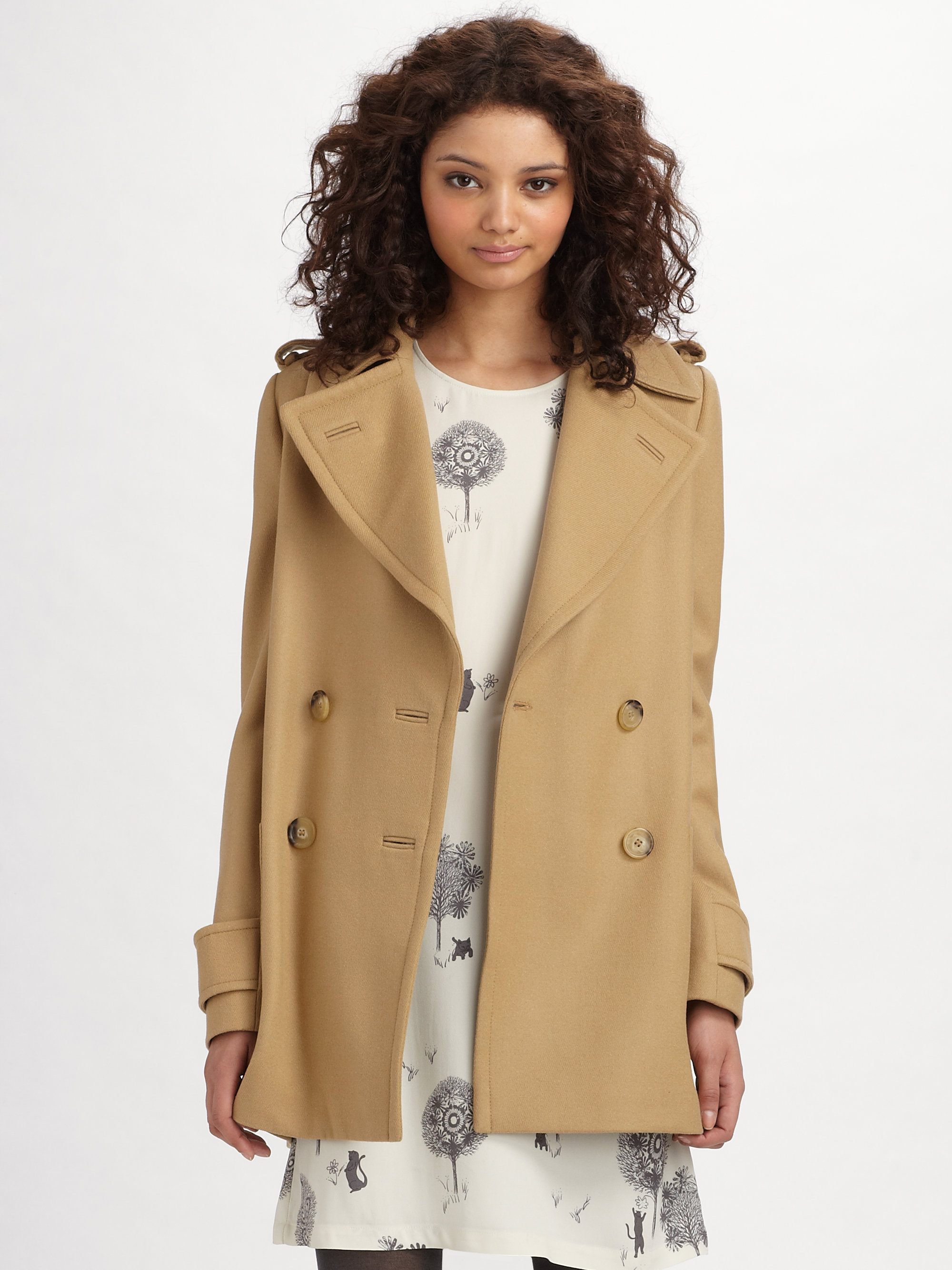 see by chloe wool coat