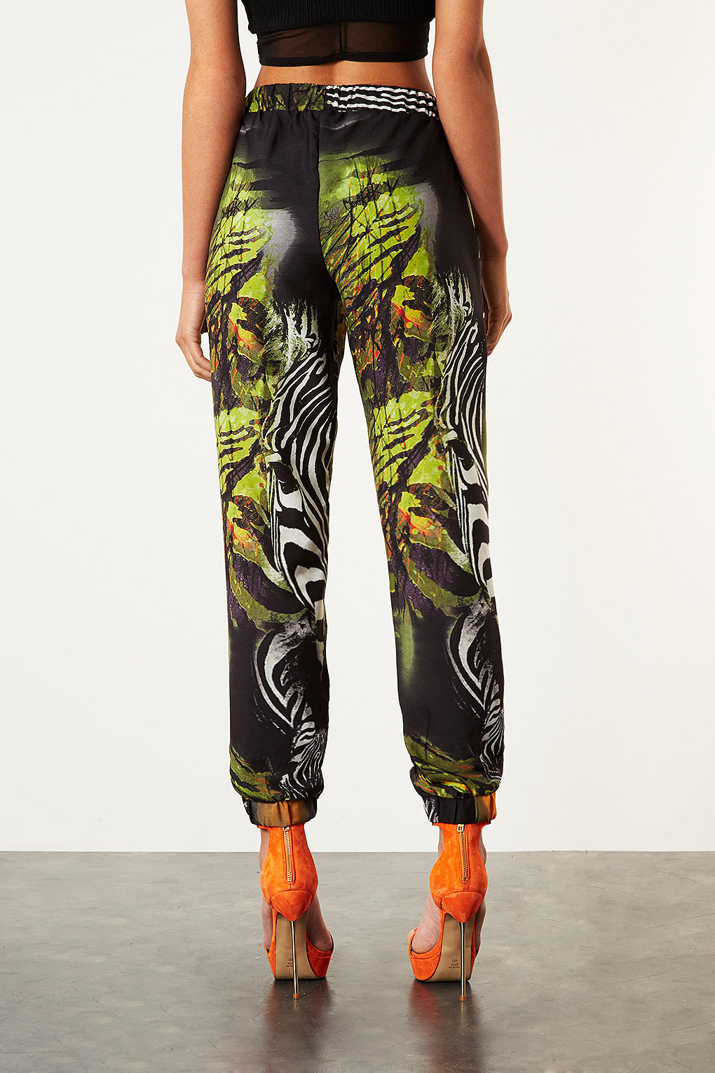 topshop flared joggers