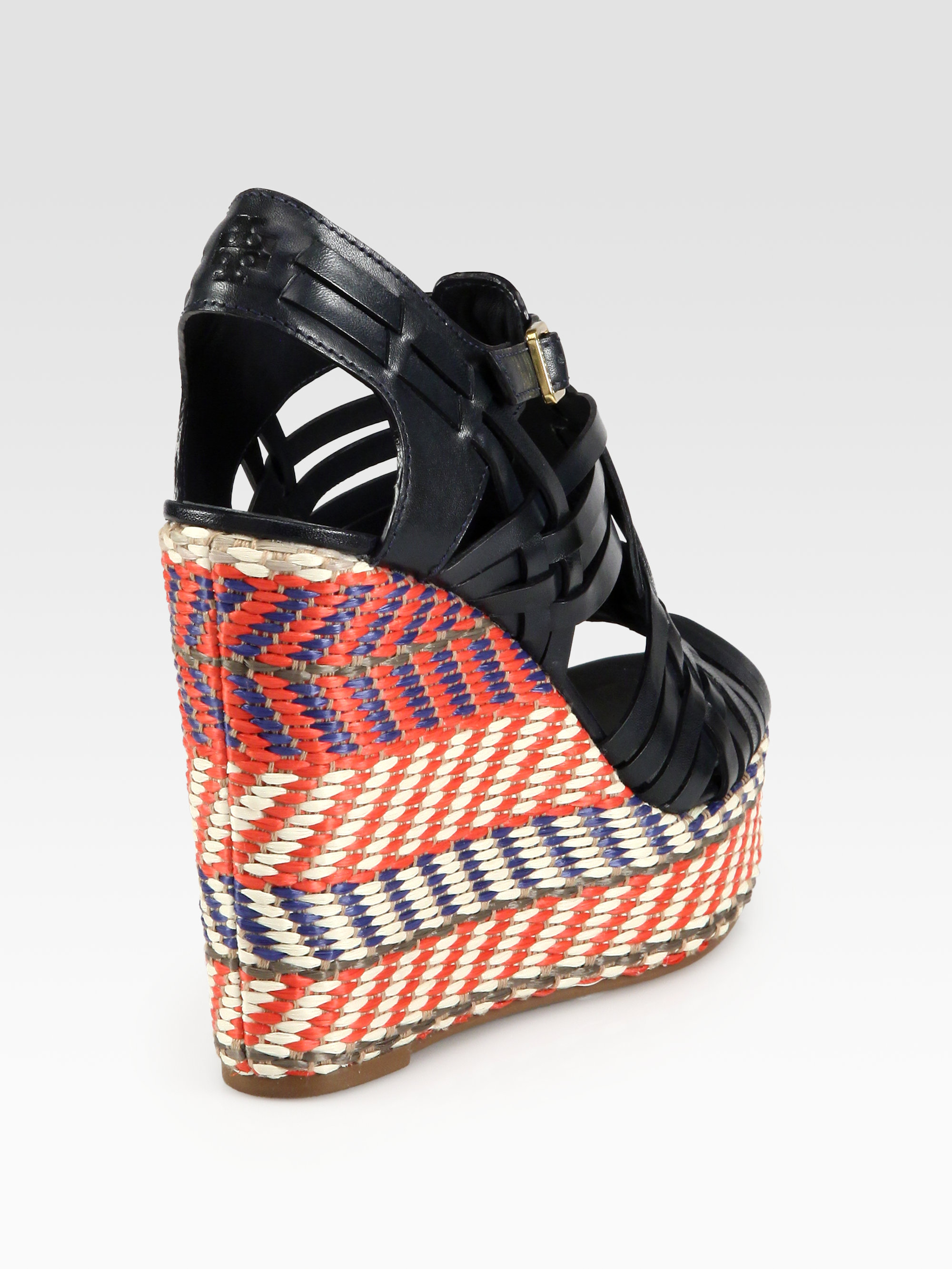 tory burch raffia flatform sandals