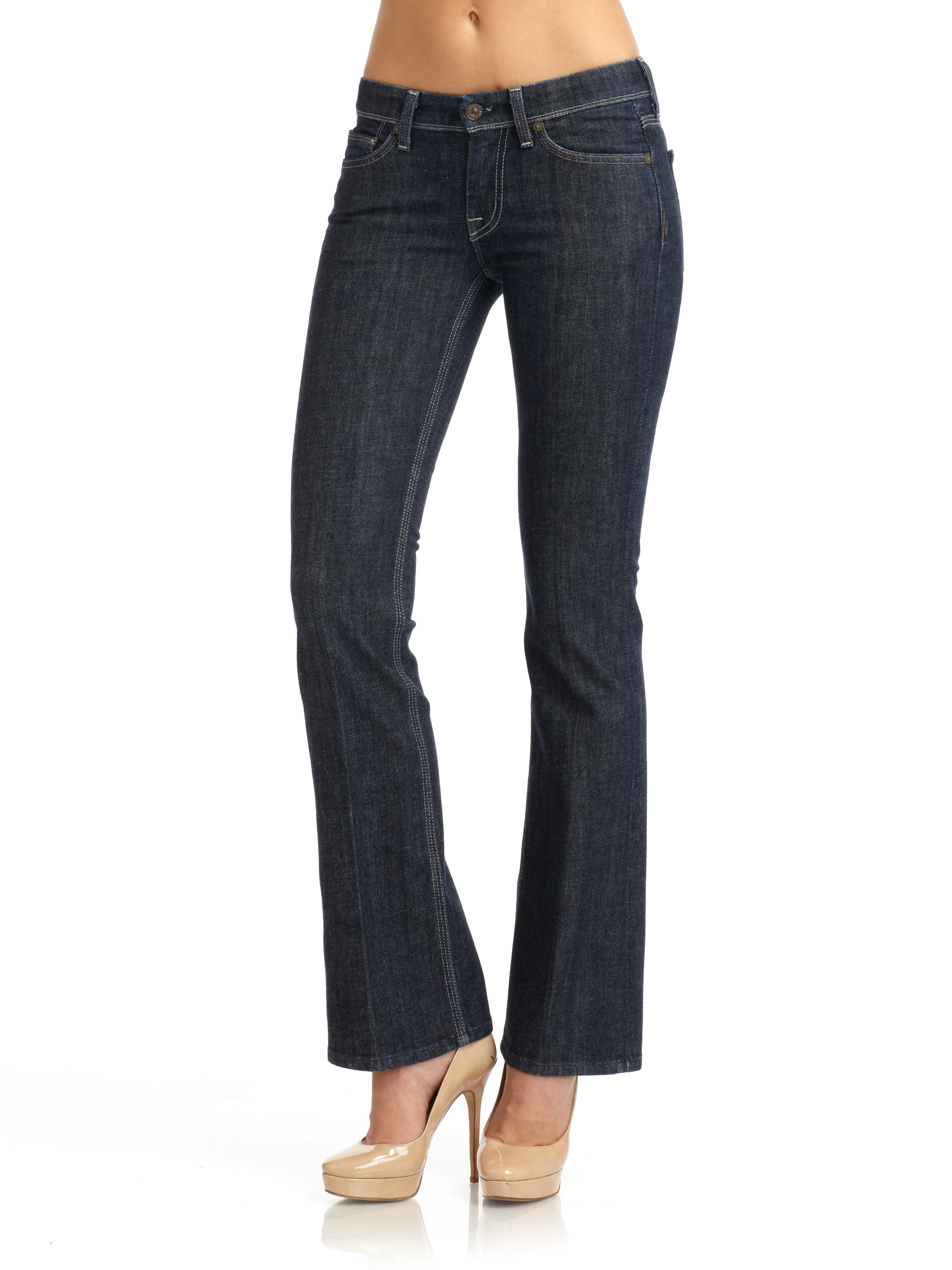 7 For All Mankind Flynt Bootcut Jeans in Blue | Lyst