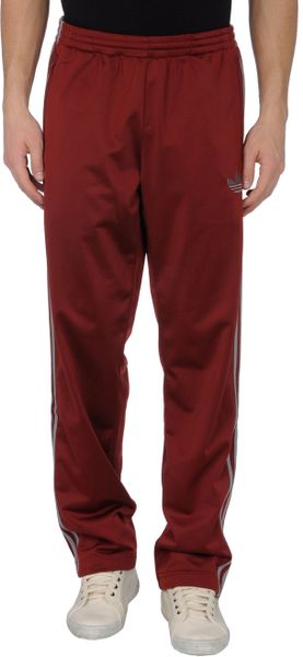 Adidas Sweatpants in Red for Men (maroon) | Lyst