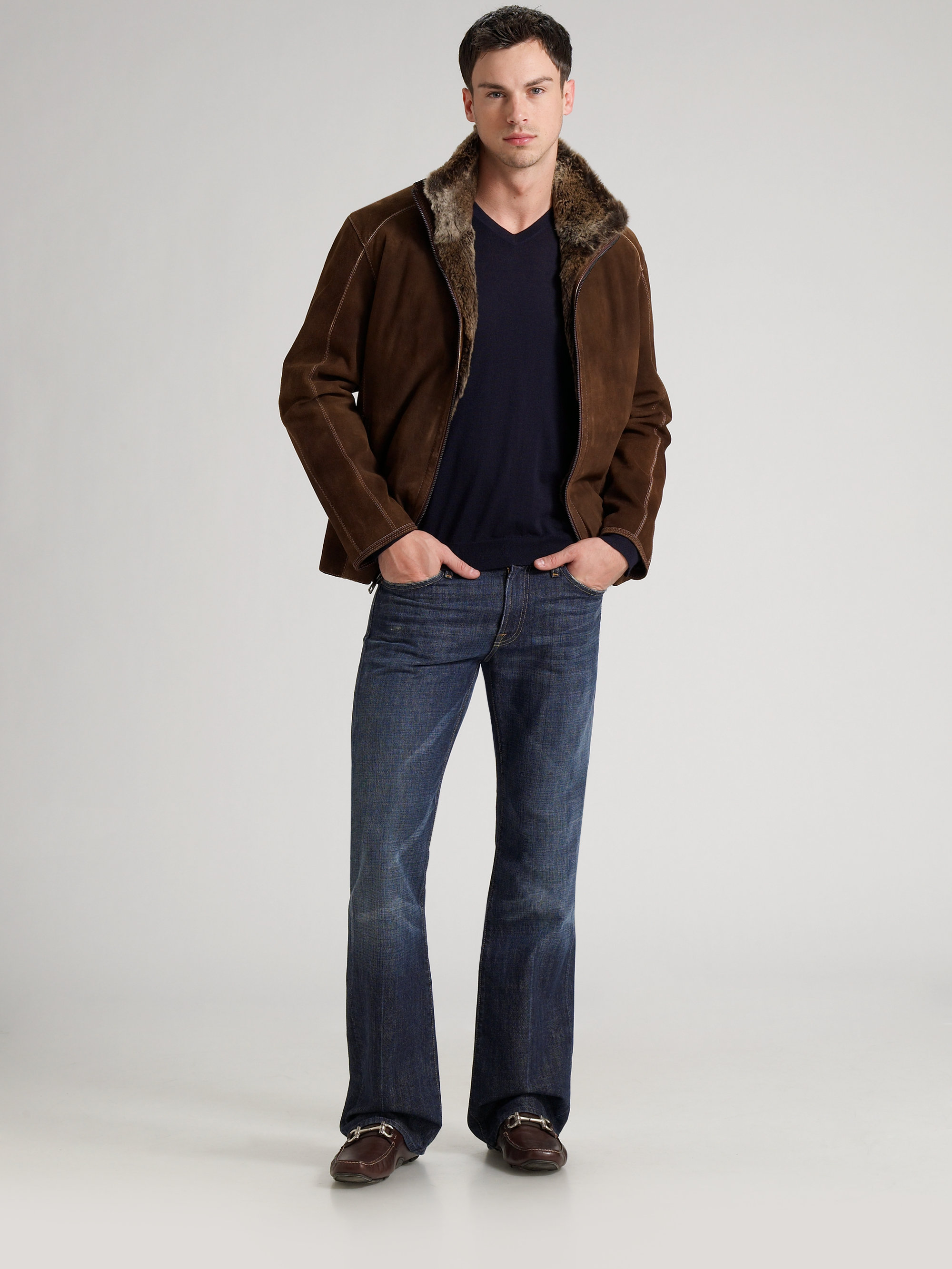 andrew marc suede jacket