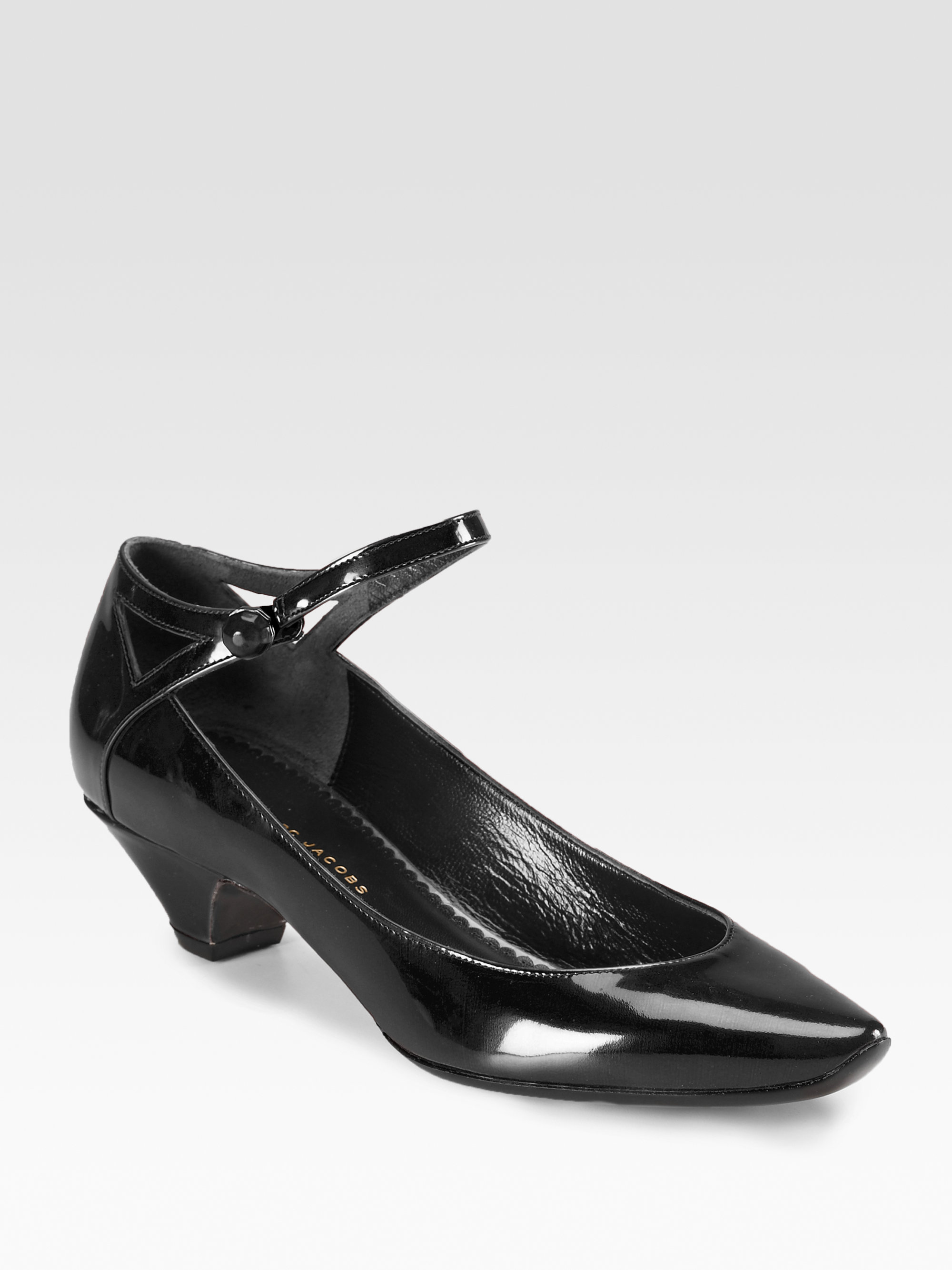 Marc by marc jacobs Mary Jane Patent Leather Pumps in Black Lyst