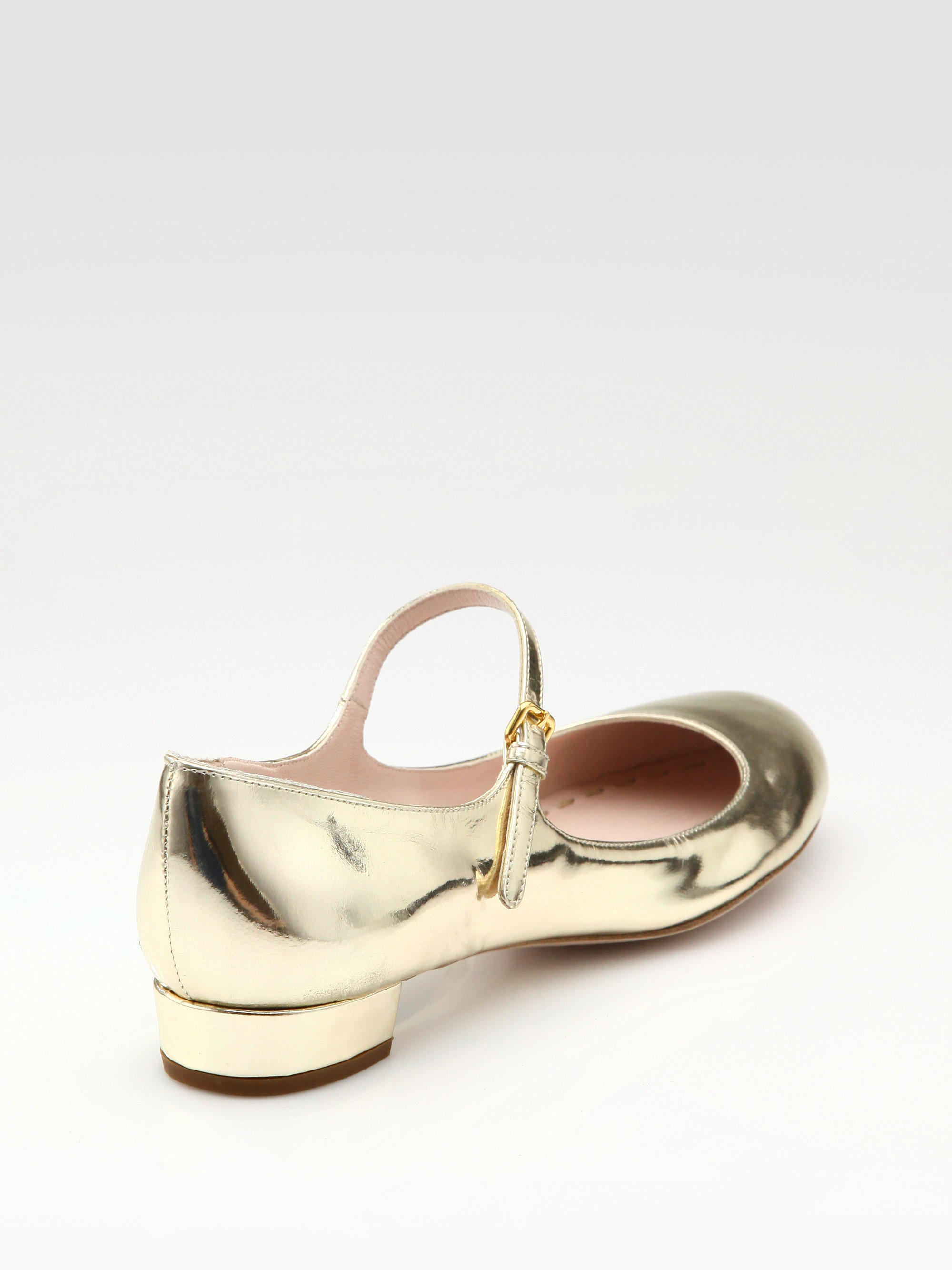 miu miu metallic pumps