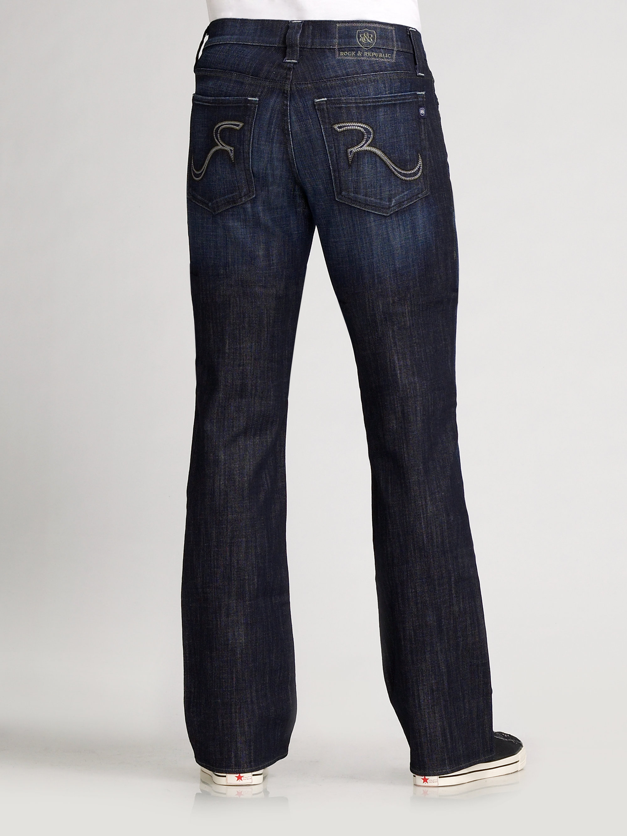 Lyst Rock & Republic Henlee Bootcut Jeans in Blue for Men