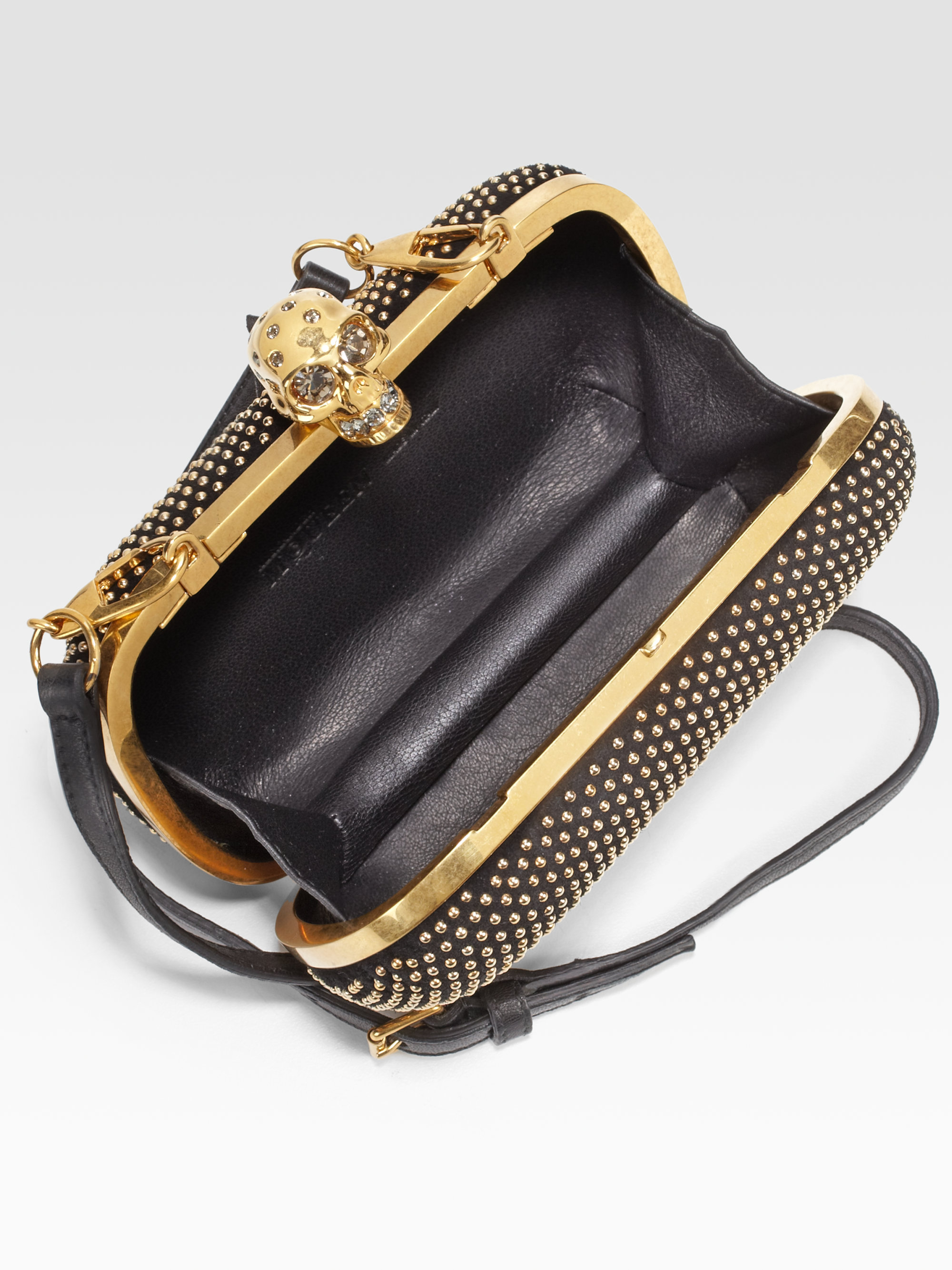 Alexander McQueen Brass Knuckles Clutch in Black Lyst