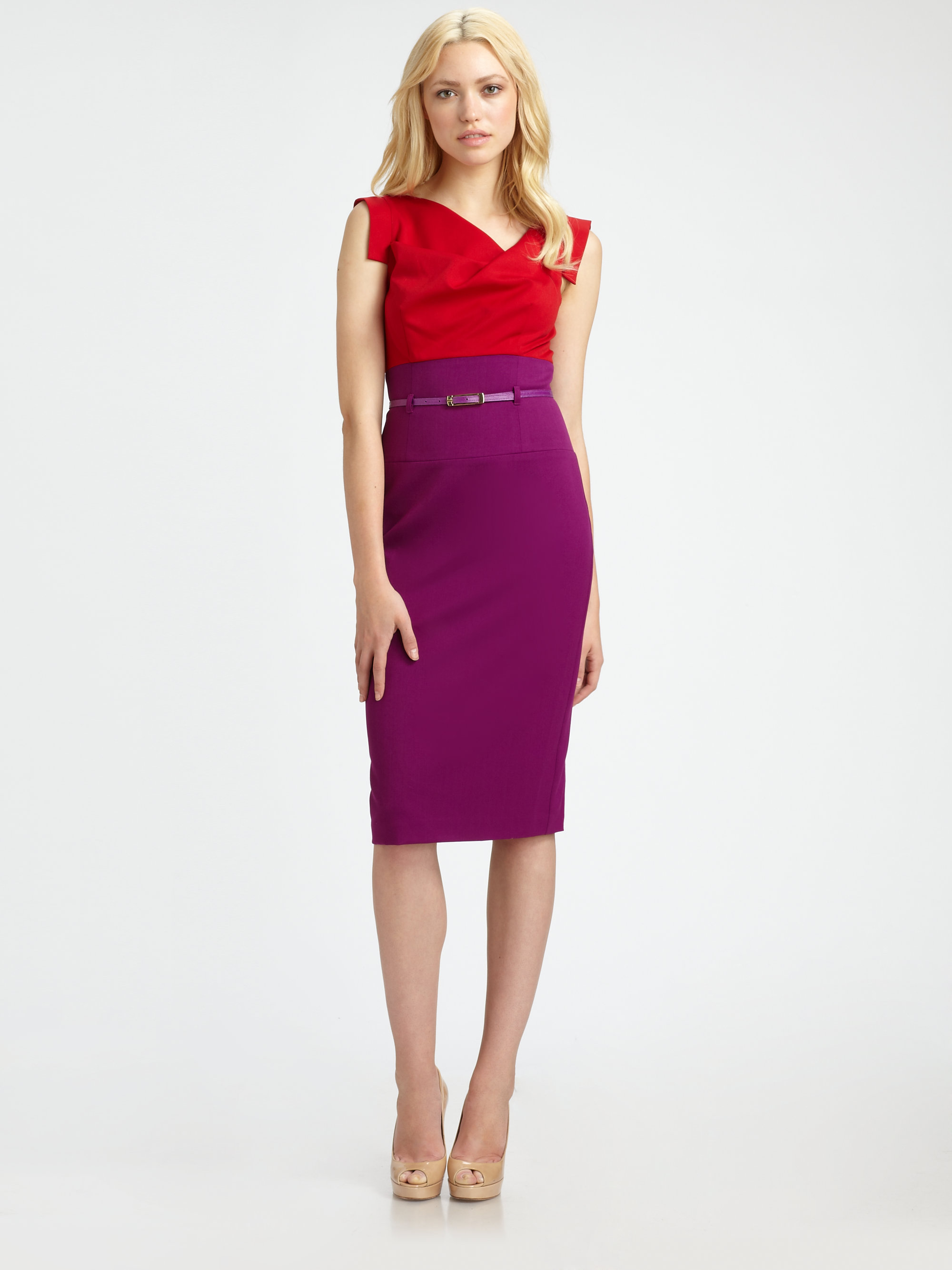 black halo jackie dress