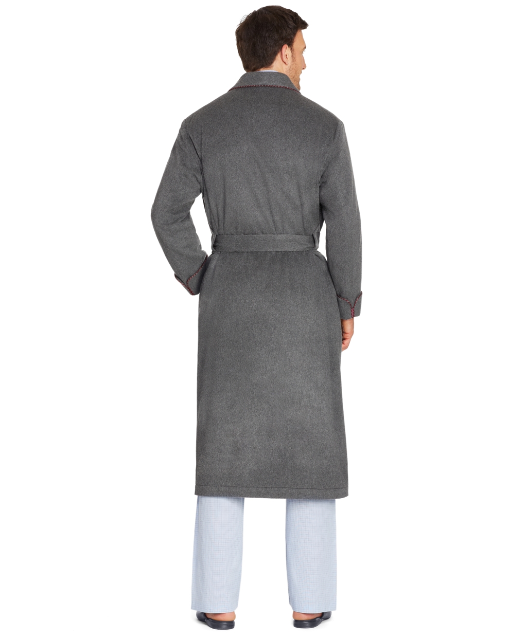 Brooks Brothers Cashmere Robe in Grey (Gray) for Men Lyst