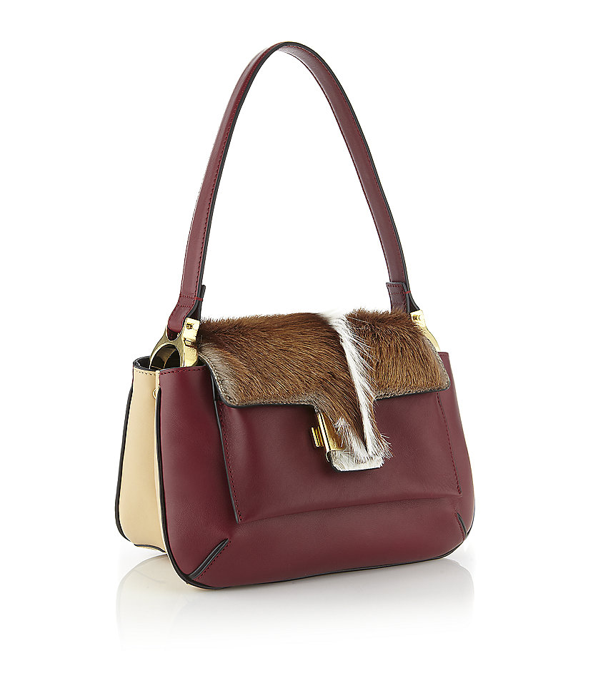 Chlo Amelia Bijoux Gazelle Trim Bag in Purple (burgundy) | Lyst