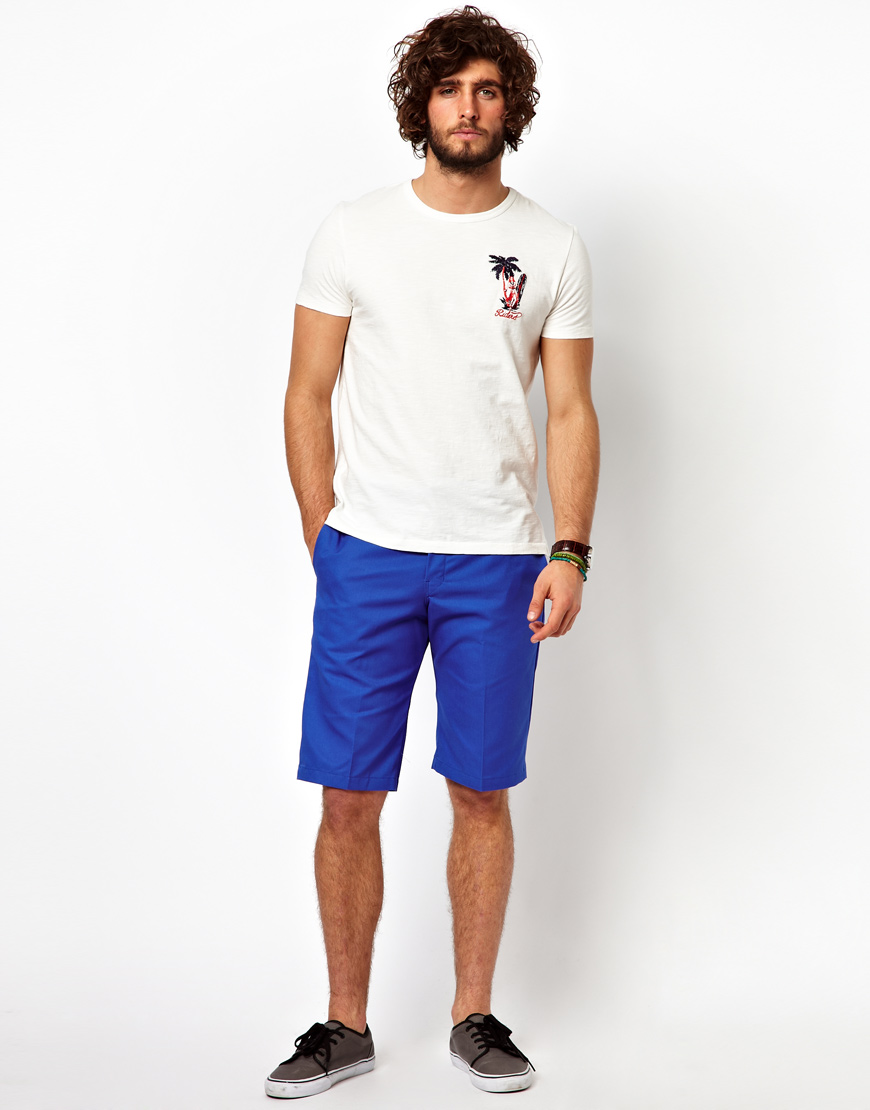 royal blue dickies shorts