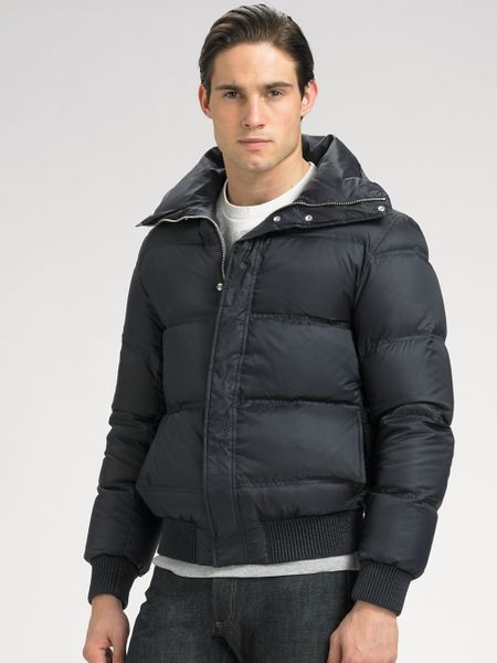 Dior Homme Puffer Coat in Blue for Men | Lyst