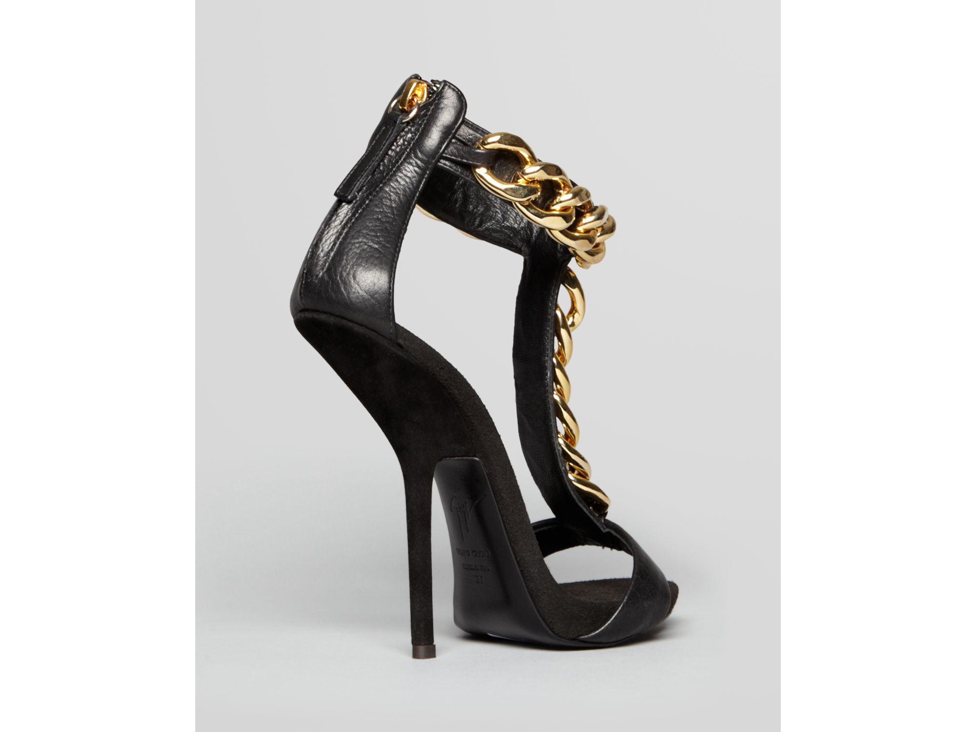 giuseppe zanotti chain sandals