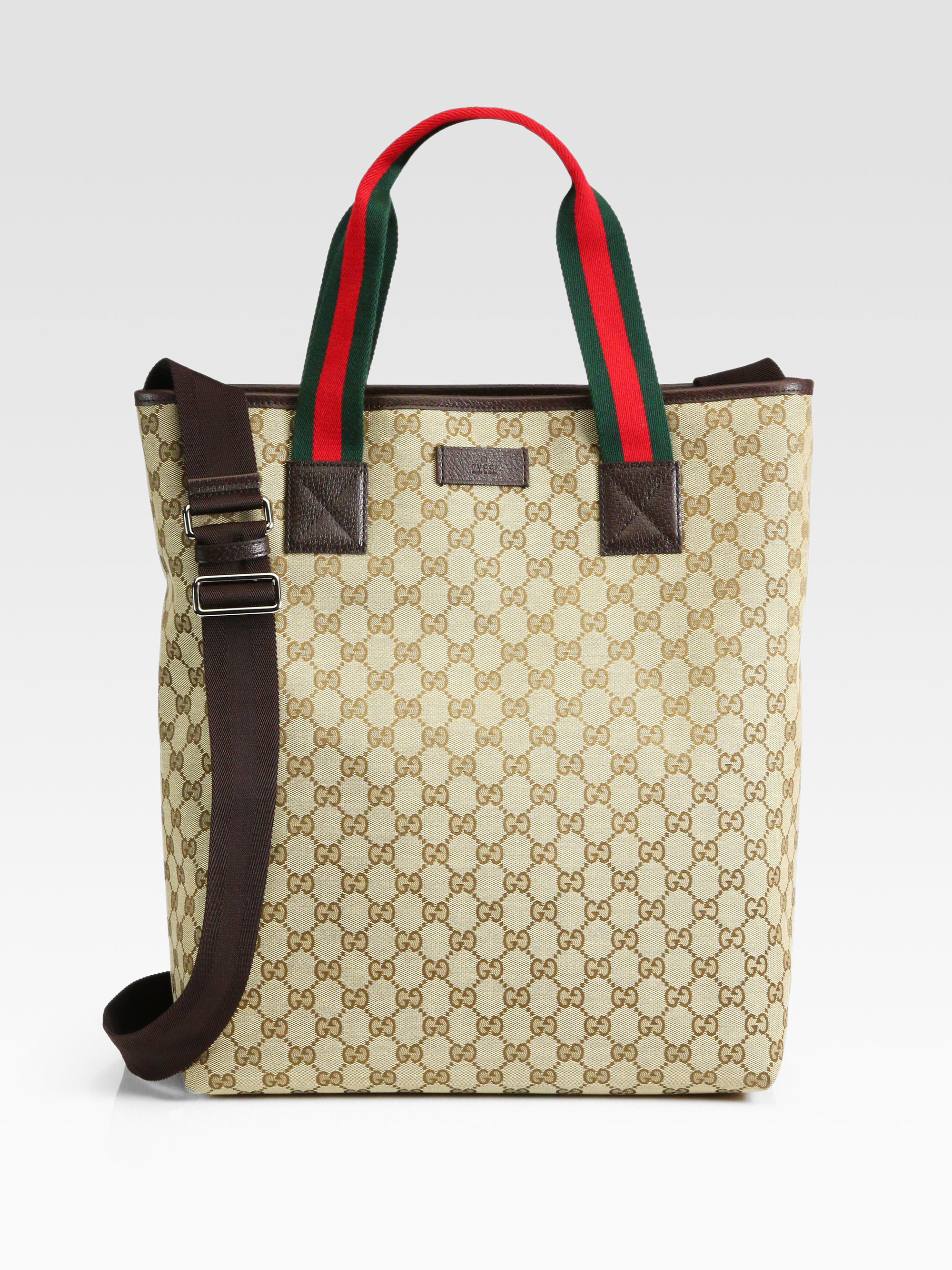 Gucci Tote Bag in Beige Chocolate (Natural) for Men - Lyst