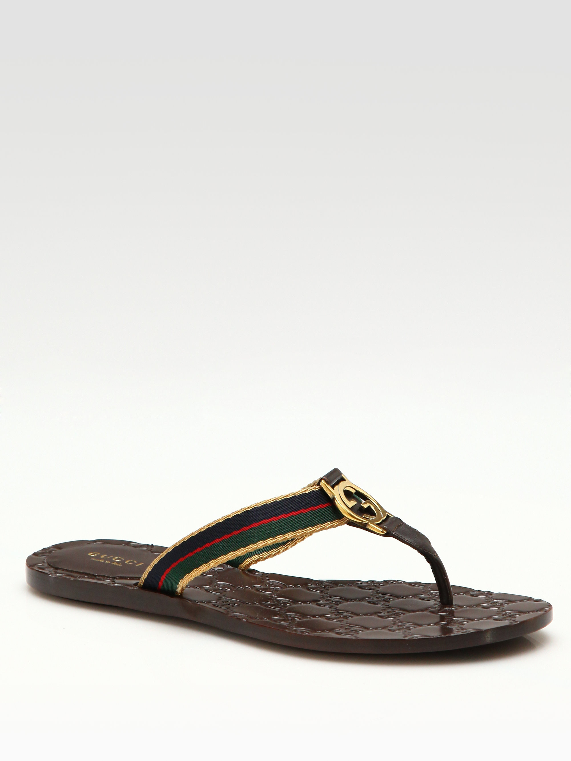 gucci flats sandals