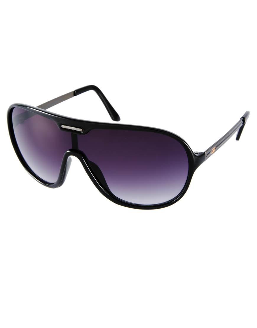 Fred Perry Jack Jones Visor Sunglasses in Black (Blue) for Men - Lyst