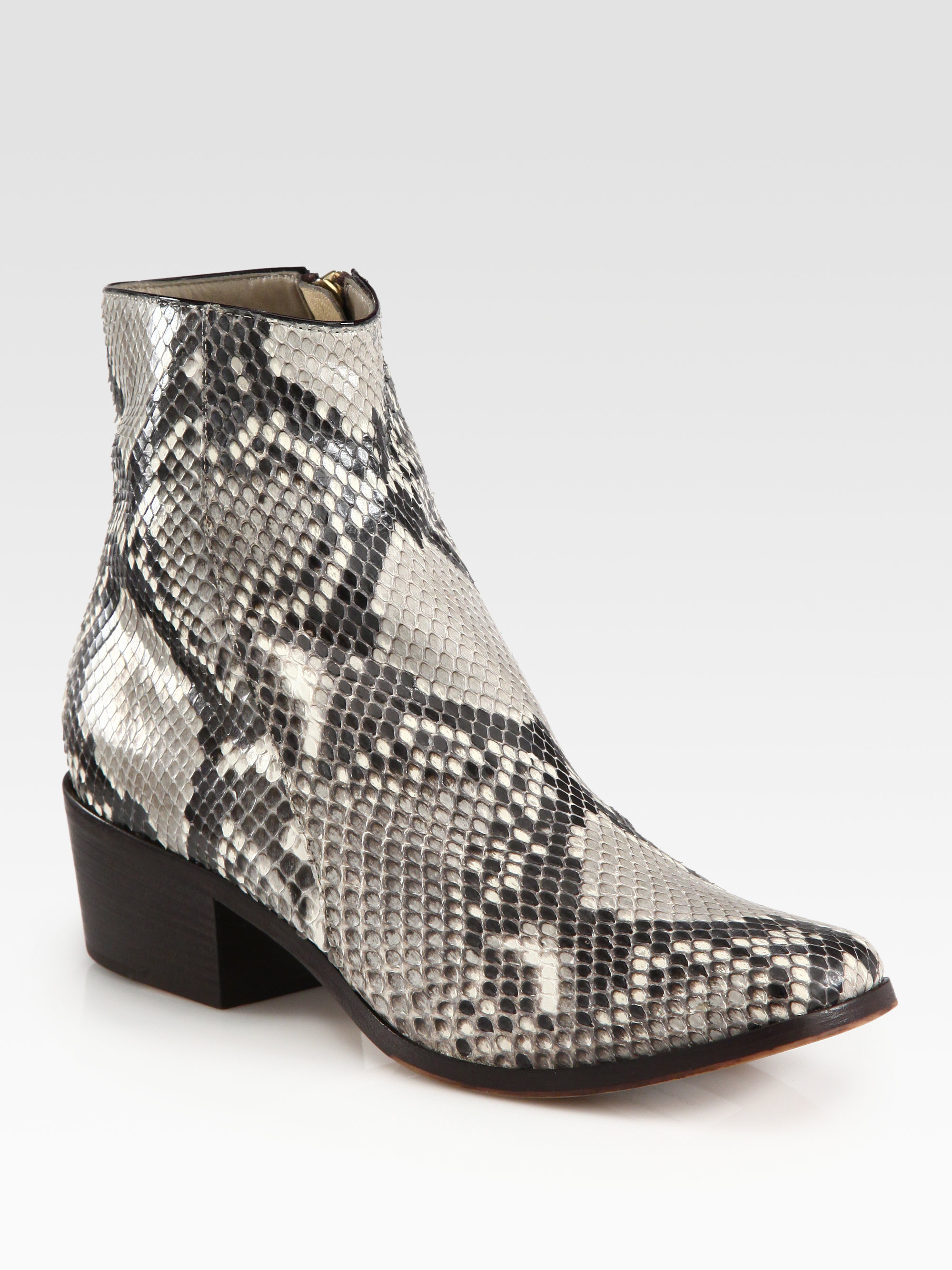 jimmy choo python boots