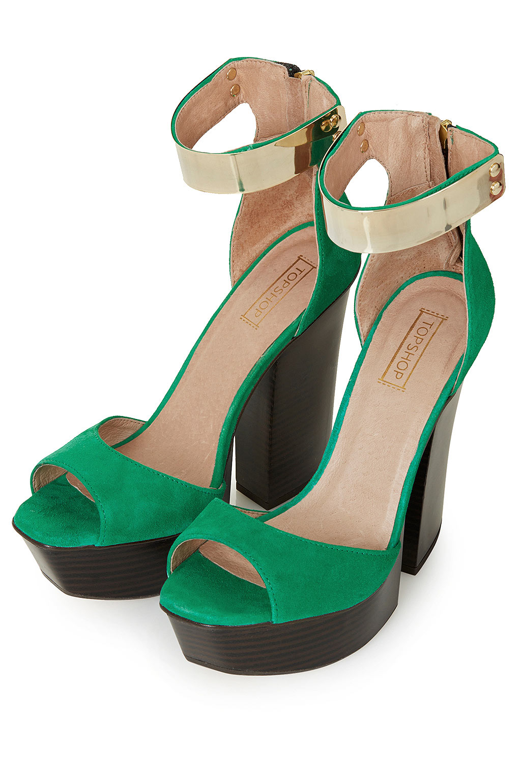 sage green block heel sandals