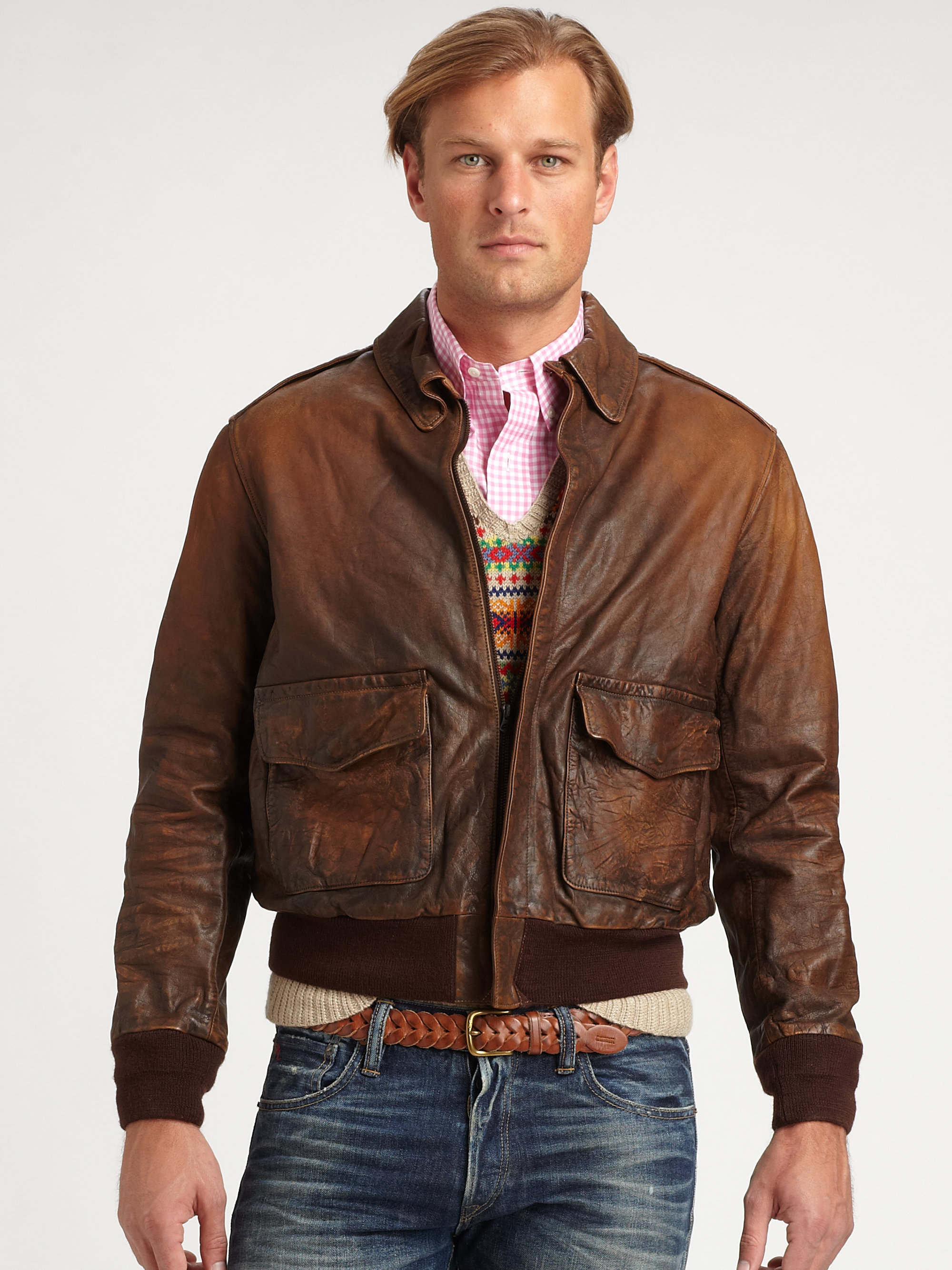 Lyst Polo Ralph Lauren Farrington Er In Brown For Men Gallery