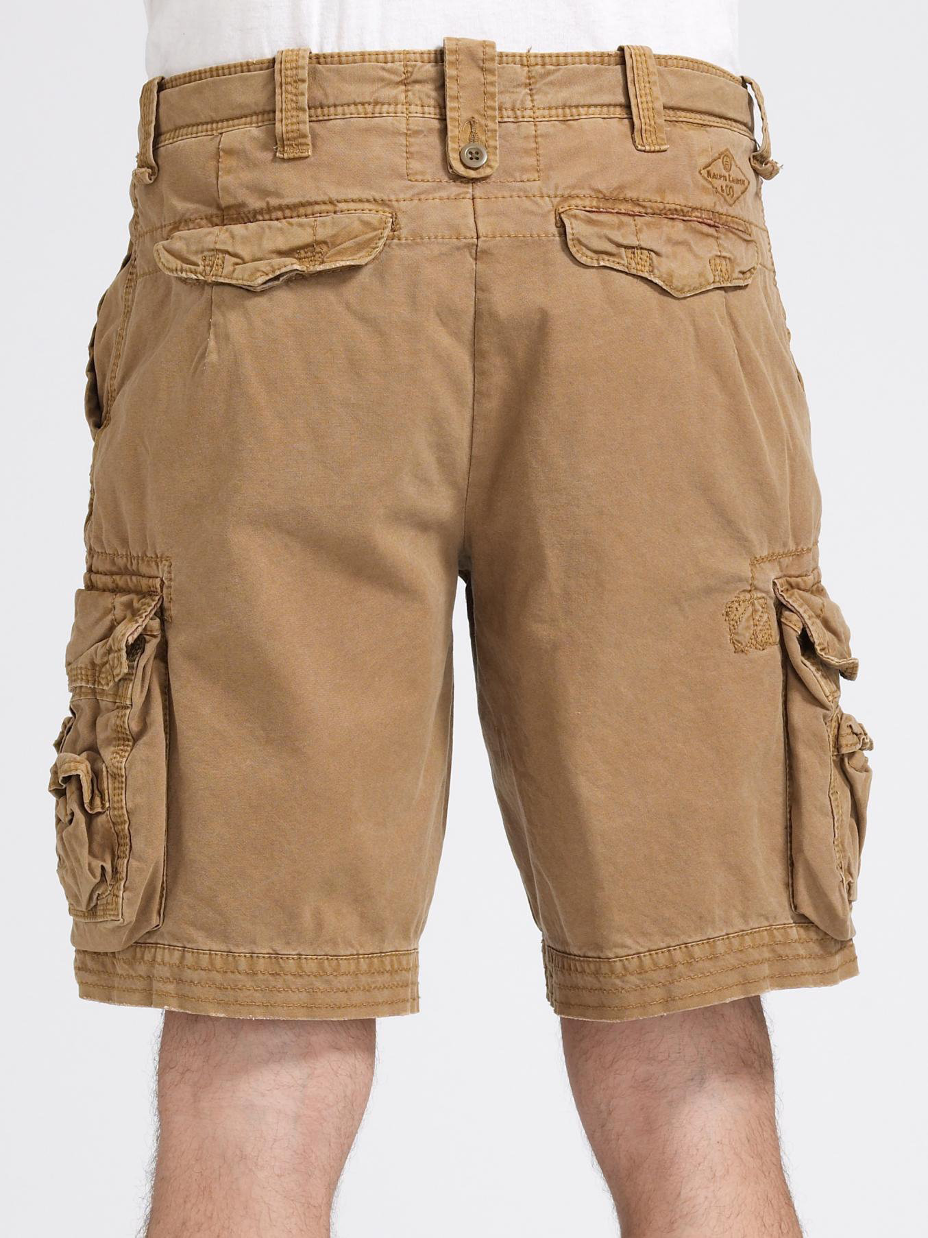 Polo Ralph Lauren Litchfield Canvas Cargo Shorts in Brown for Men | Lyst