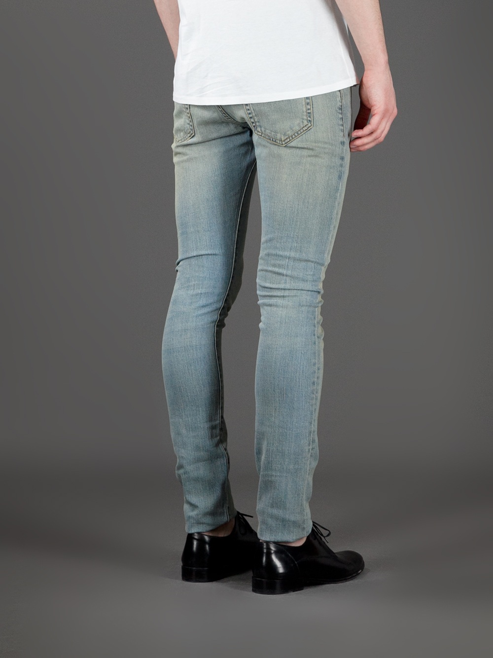 Saint Laurent Vintage Wash Skinny Jean in Blue for Men | Lyst