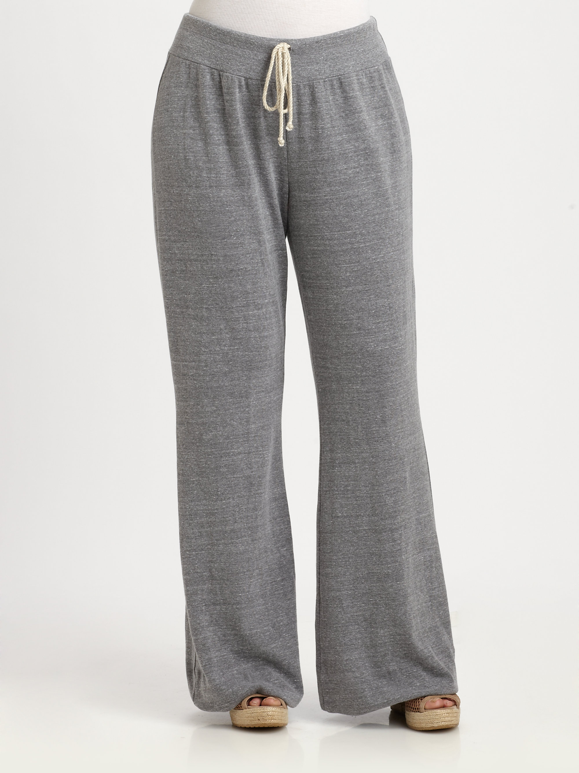 grey flare sweatpants